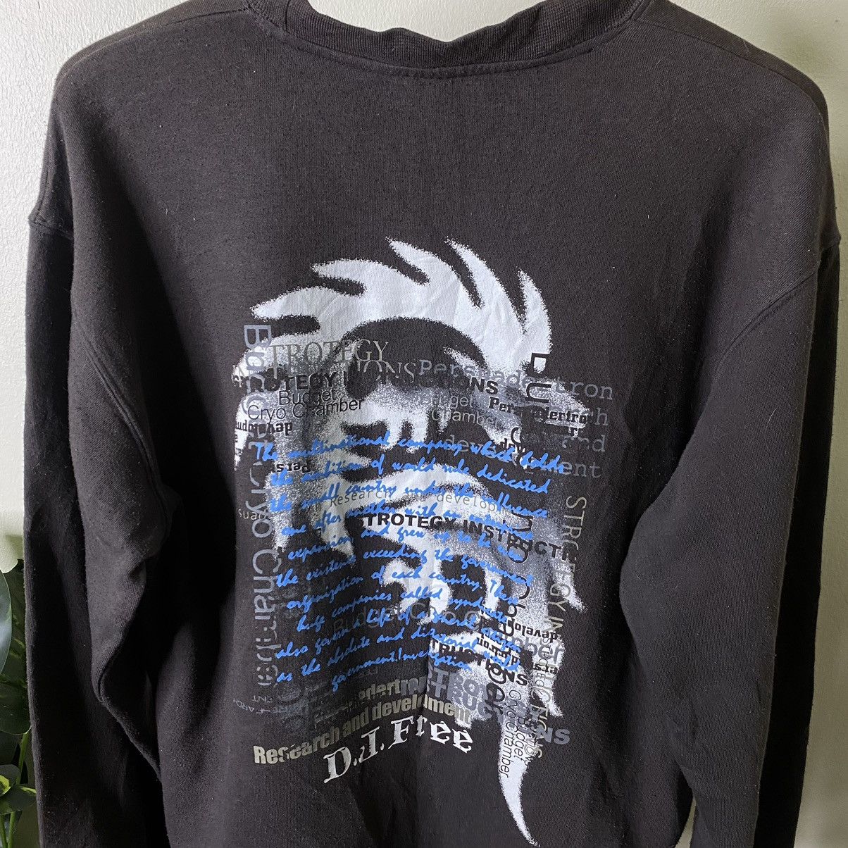 Affliction × If Six Was Nine × Japanese Brand DJ Free Seditionaries Poem Affliction Style Cyber Punk Sweat Size US L / EU 52-54 / 3 - 2 Thumbnail