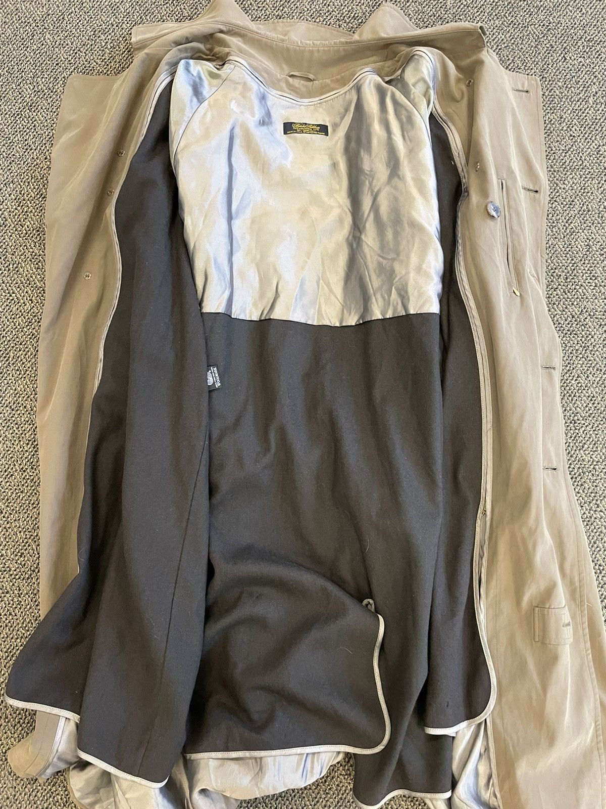 Brooks Brothers × Vintage Vintage Double Breasted Twill Trench Size US XXL / EU 58 / 5 - 6 Thumbnail
