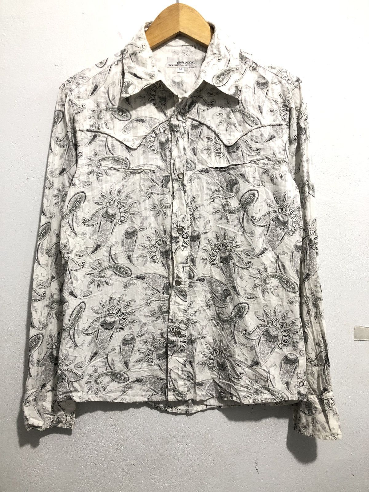 Yohji Yamamoto Japanese Bandana Western Shirt Kapital Style Size US M / EU 48-50 / 2 - 1 Thumbnail