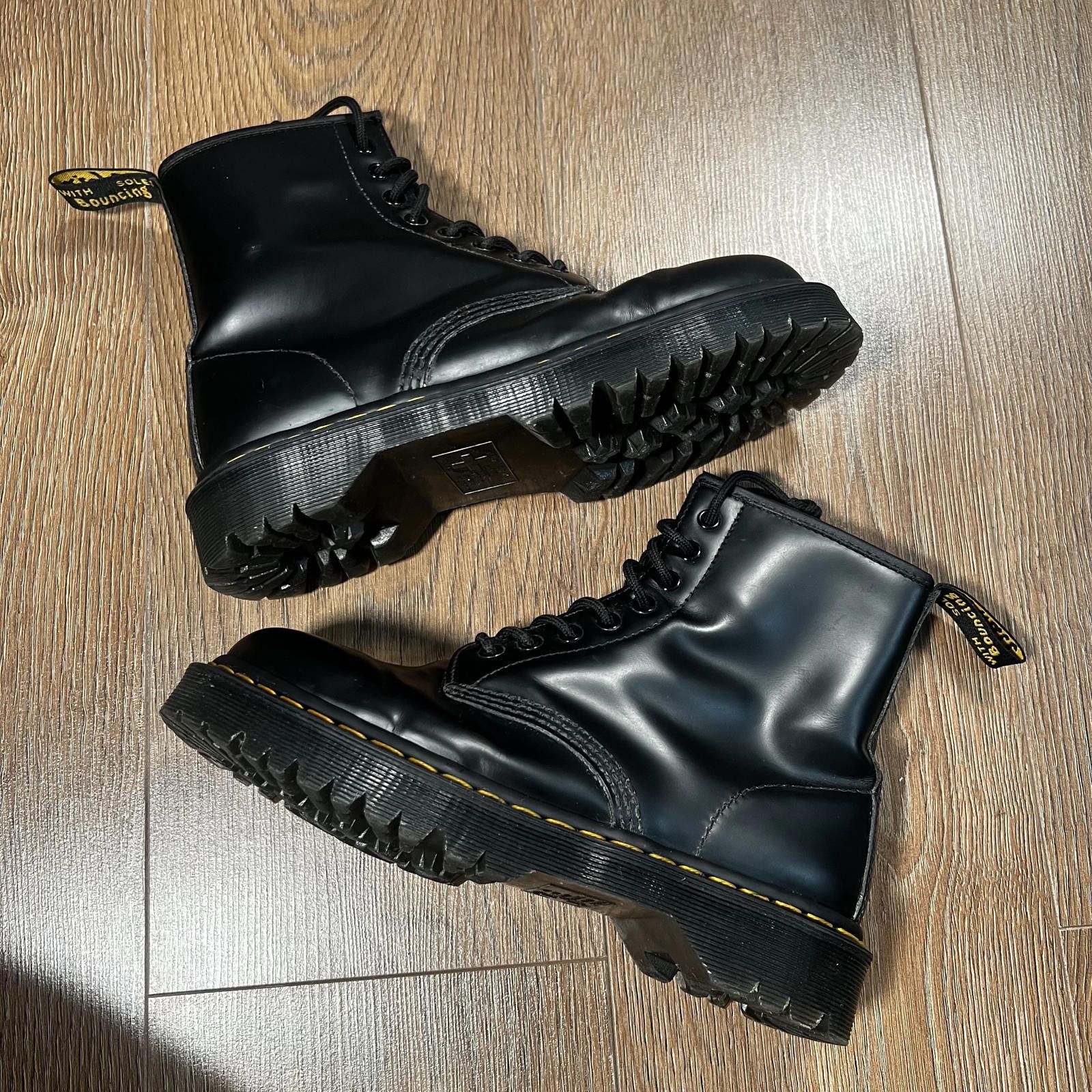 Dr. Martens 💥 Dr. Martens 1460 BEX Black Leather Boots UK Size 7 EU 41 Size US 8 / EU 41 - 4 Thumbnail