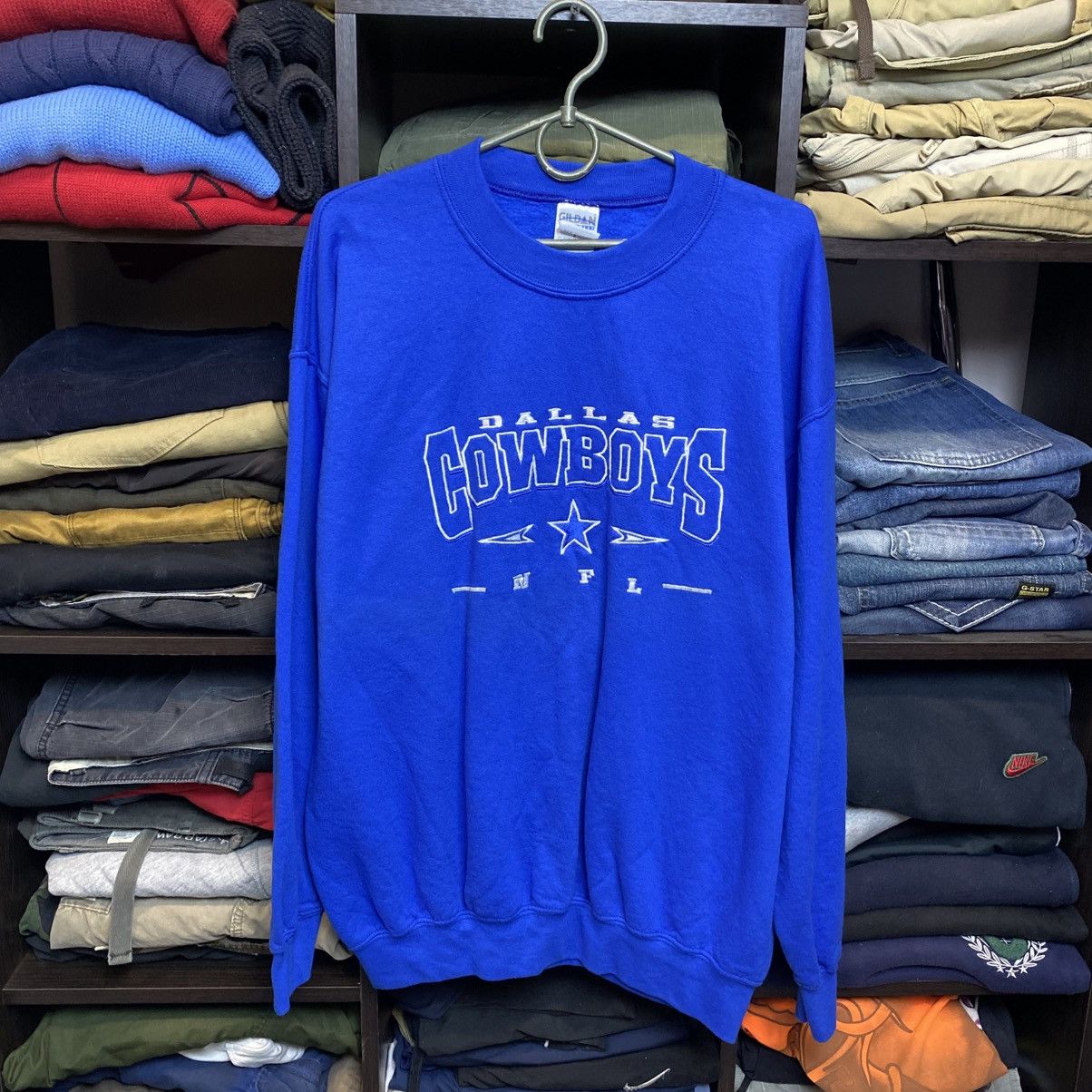 NFL Vintage NFL Dallas Cowboys Big logo 90’s rare sweatshirt Size US L / EU 52-54 / 3 - 1 Thumbnail