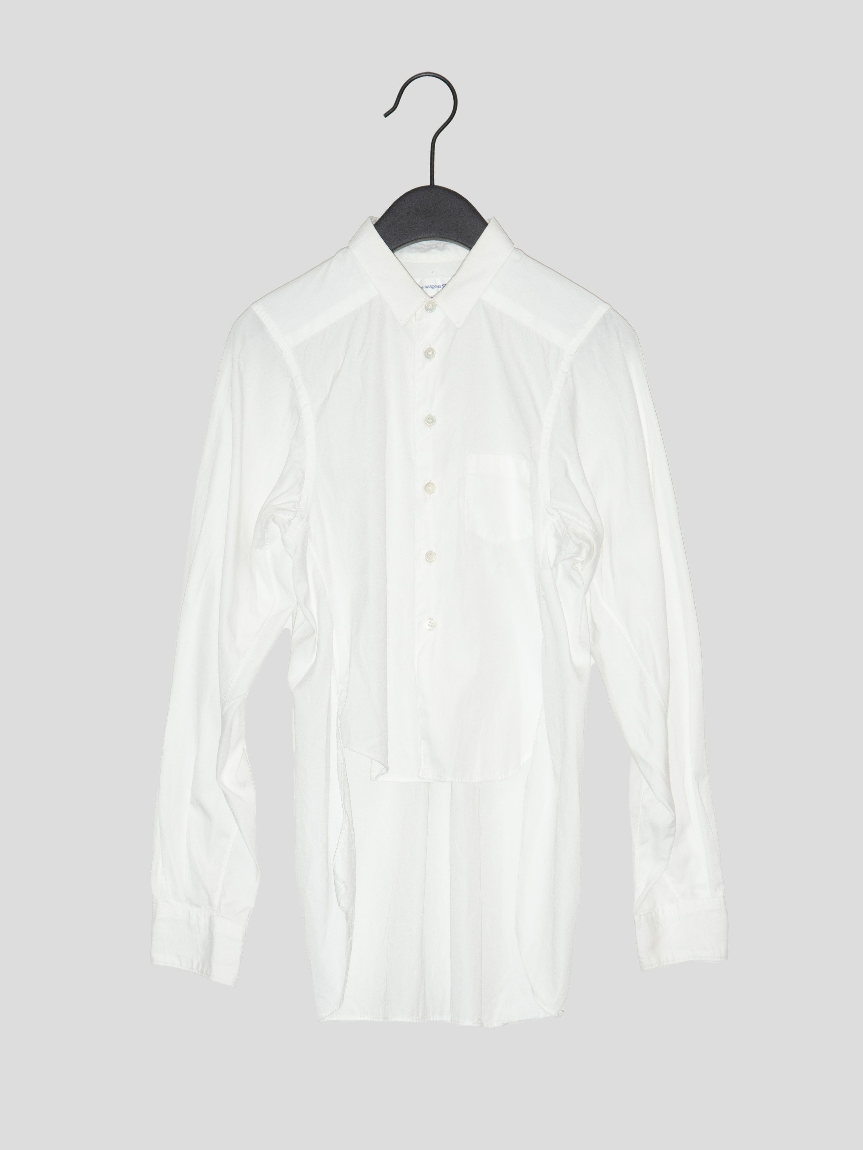 Comme des Garcons SHIRT Dip Hem Shirt Size XS / US 0-2 / IT 36-38 - 1 Thumbnail