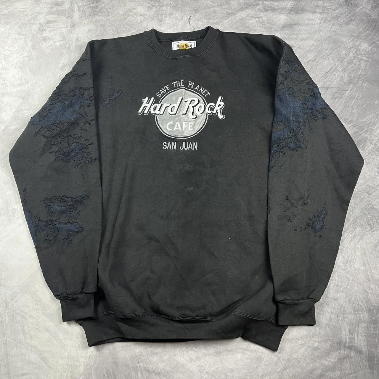 Hard Rock Cafe Distressed Hard Rock Cafe crewneck Size US XL / EU 56 / 4 - 1 Thumbnail