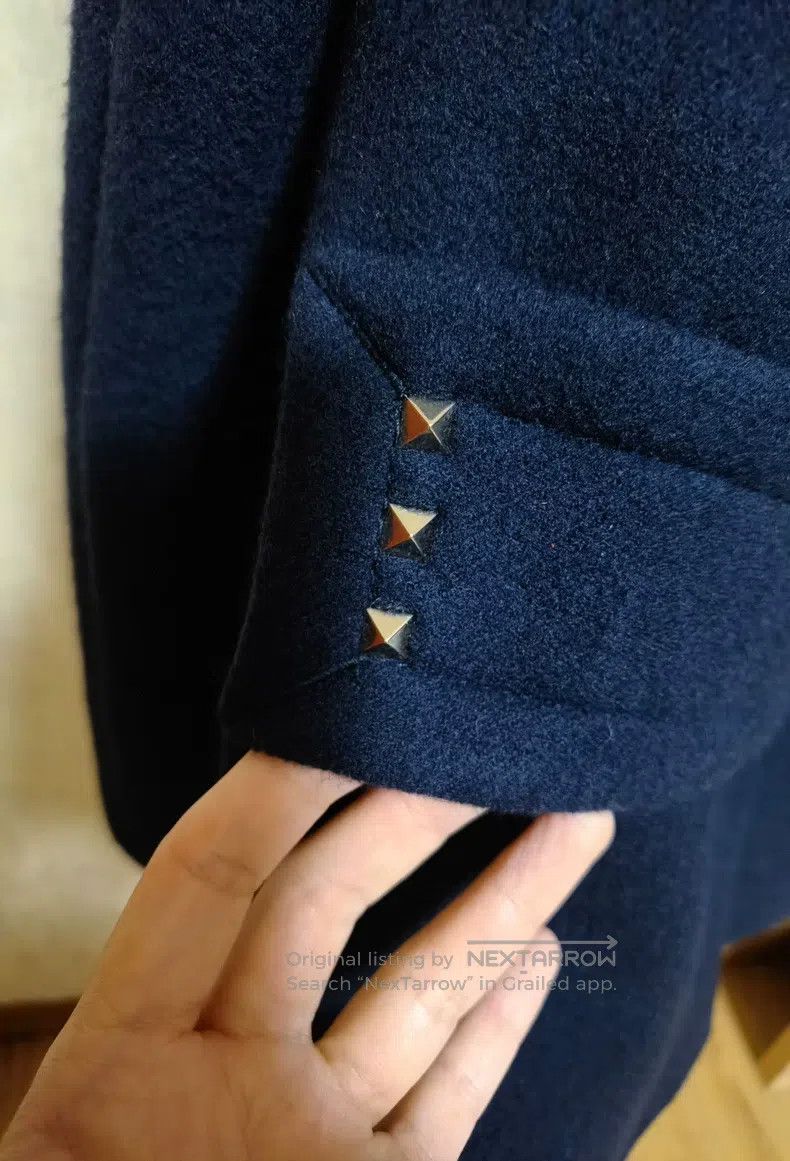 Valentino Valentino Willow studded wool coat Size US XL / EU 56 / 4 - 3 Thumbnail