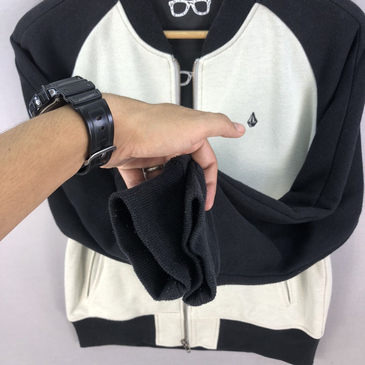 Volcom Vintage 00’s Volcom Graphic Lining Two Tone Zipper Jacket Size US S / EU 44-46 / 1 - 12 Thumbnail