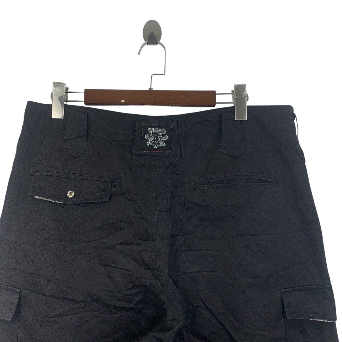 Vintage BLACK WOLF Baggy Cropped Short Pants