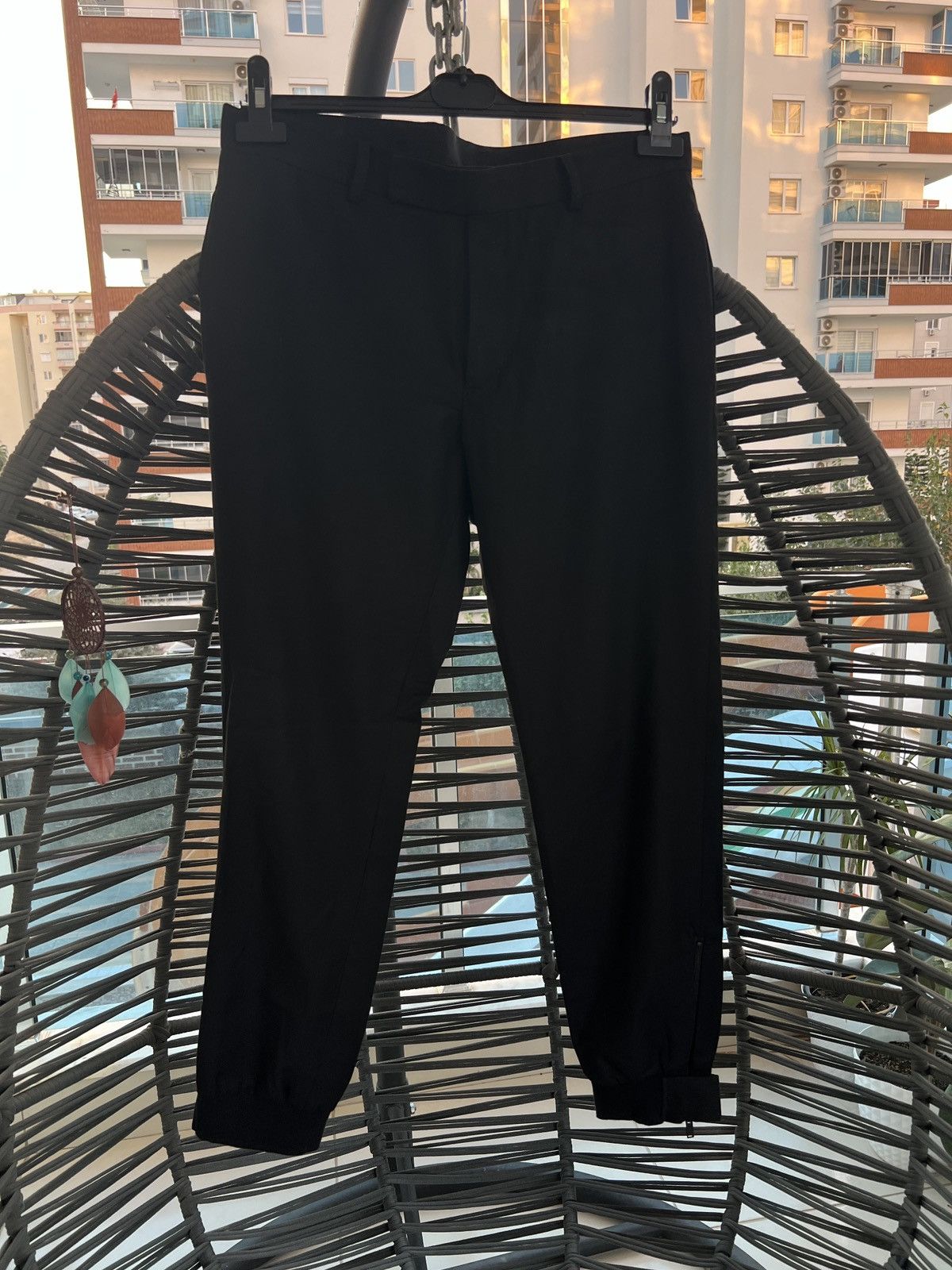 D.Gnak By Kang.D Pants with elastic bands at the bottom. Size US 30 / EU 46 - 1 Thumbnail