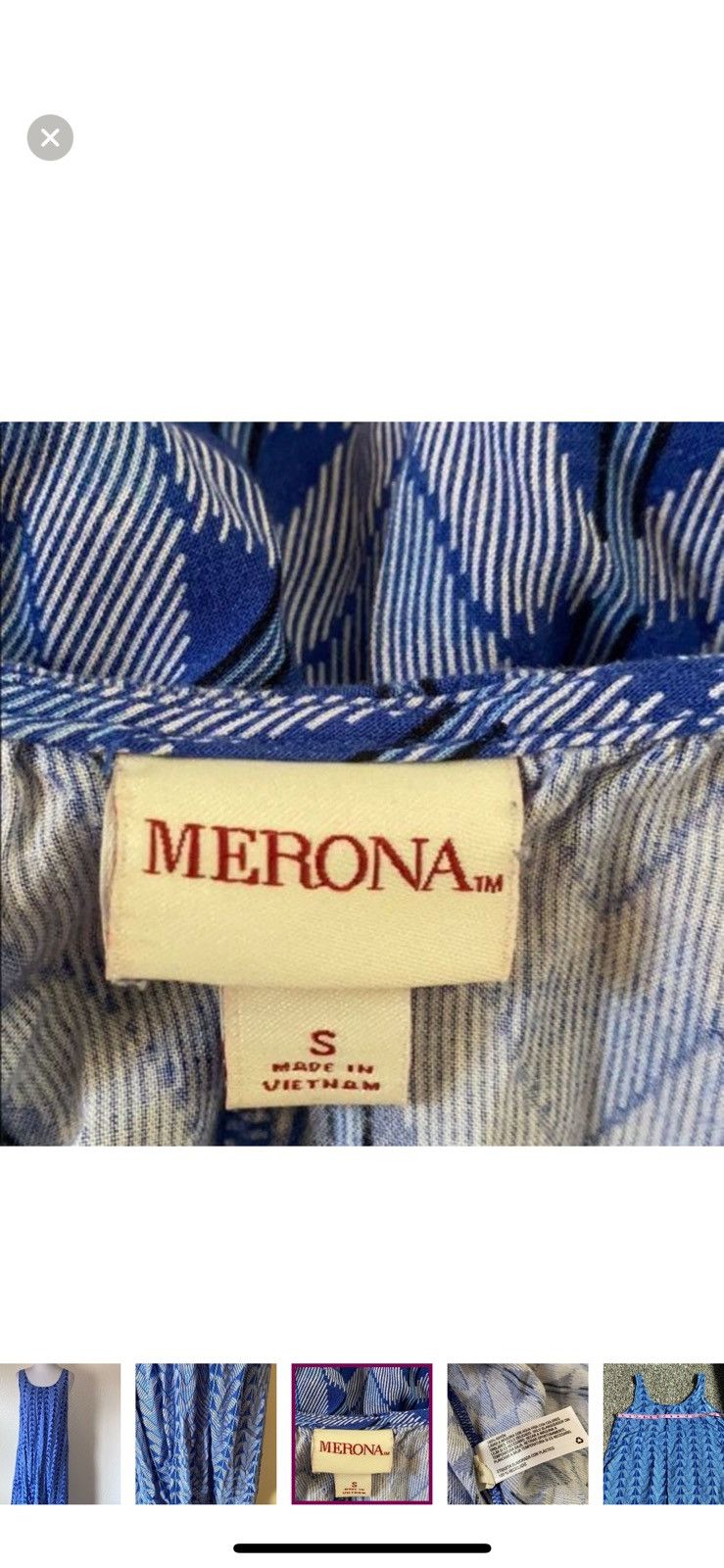 Merona Merona small high low geometric print dress Size S / US 4 / IT 40 - 2 Thumbnail