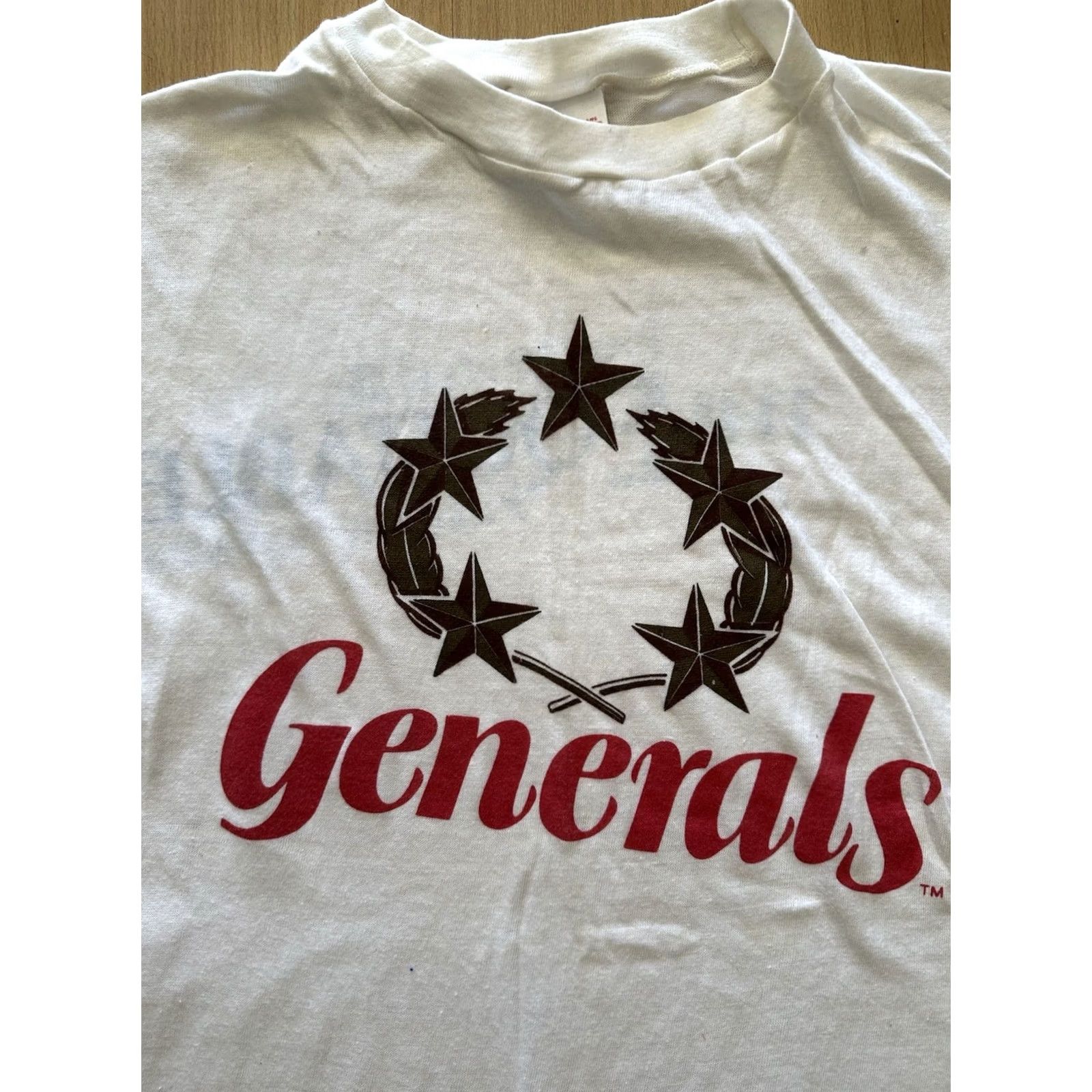 Vintage VINTAGE 80s New Jersey Generals T-Shirt XL White Single Stitch Thin Football USFL Mens Size US XL / EU 56 / 4 - 3 Thumbnail