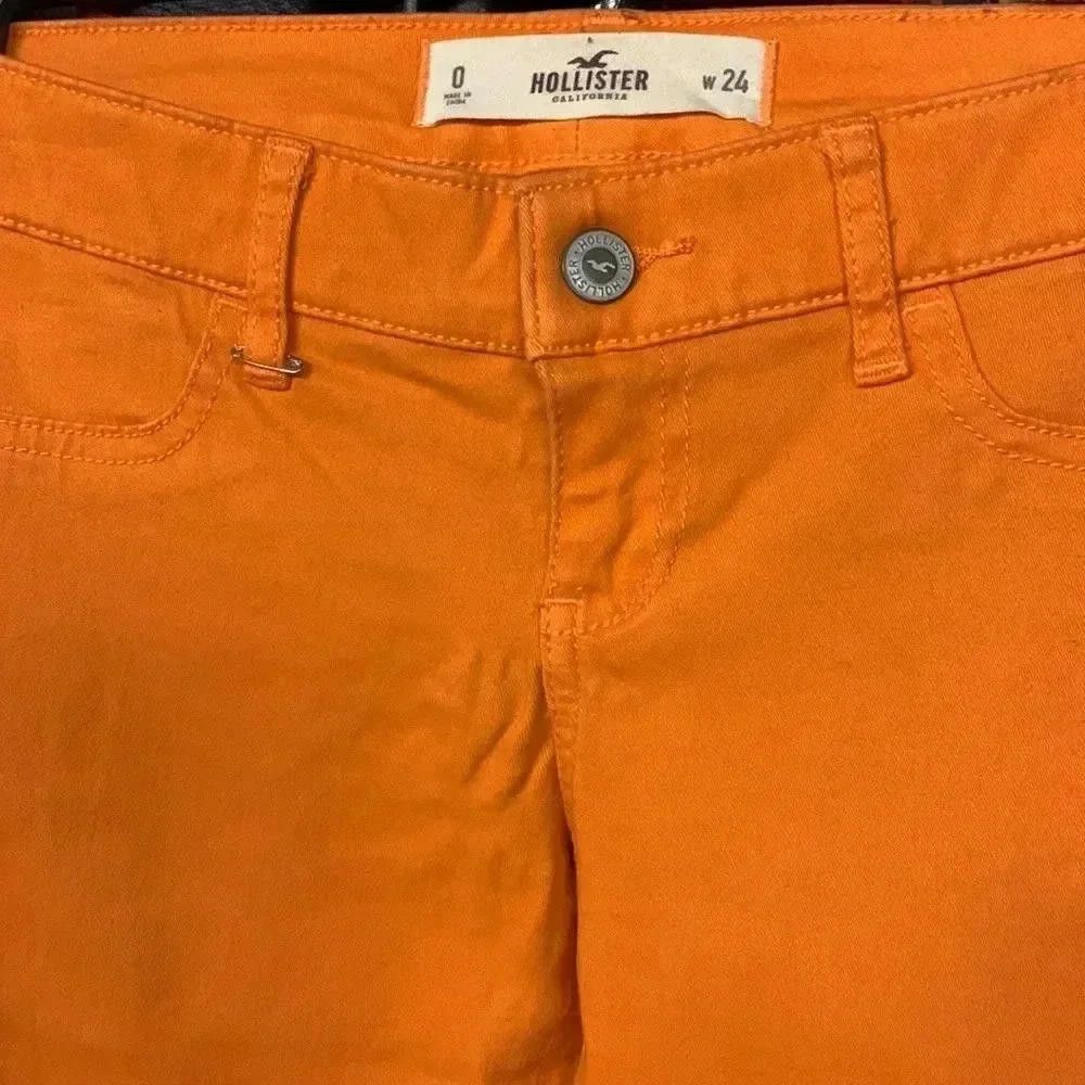 Designer Orange, hollister pants 24 Size 30" / US 8 / IT 44 - 3 Thumbnail