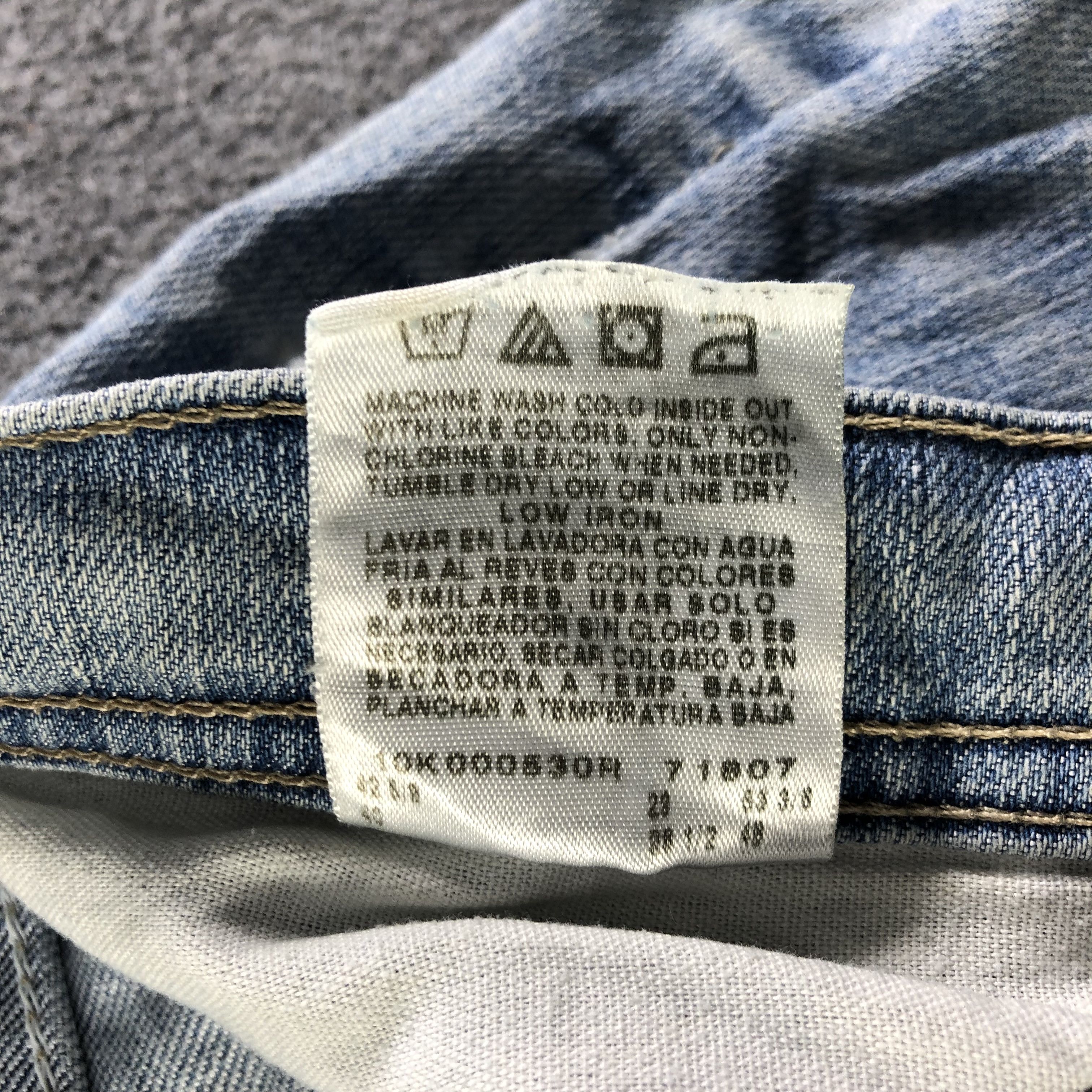 Levi's Vintage Blue Wash Lee Jeans-J3324 Size US 40 / EU 56 - 12 Thumbnail