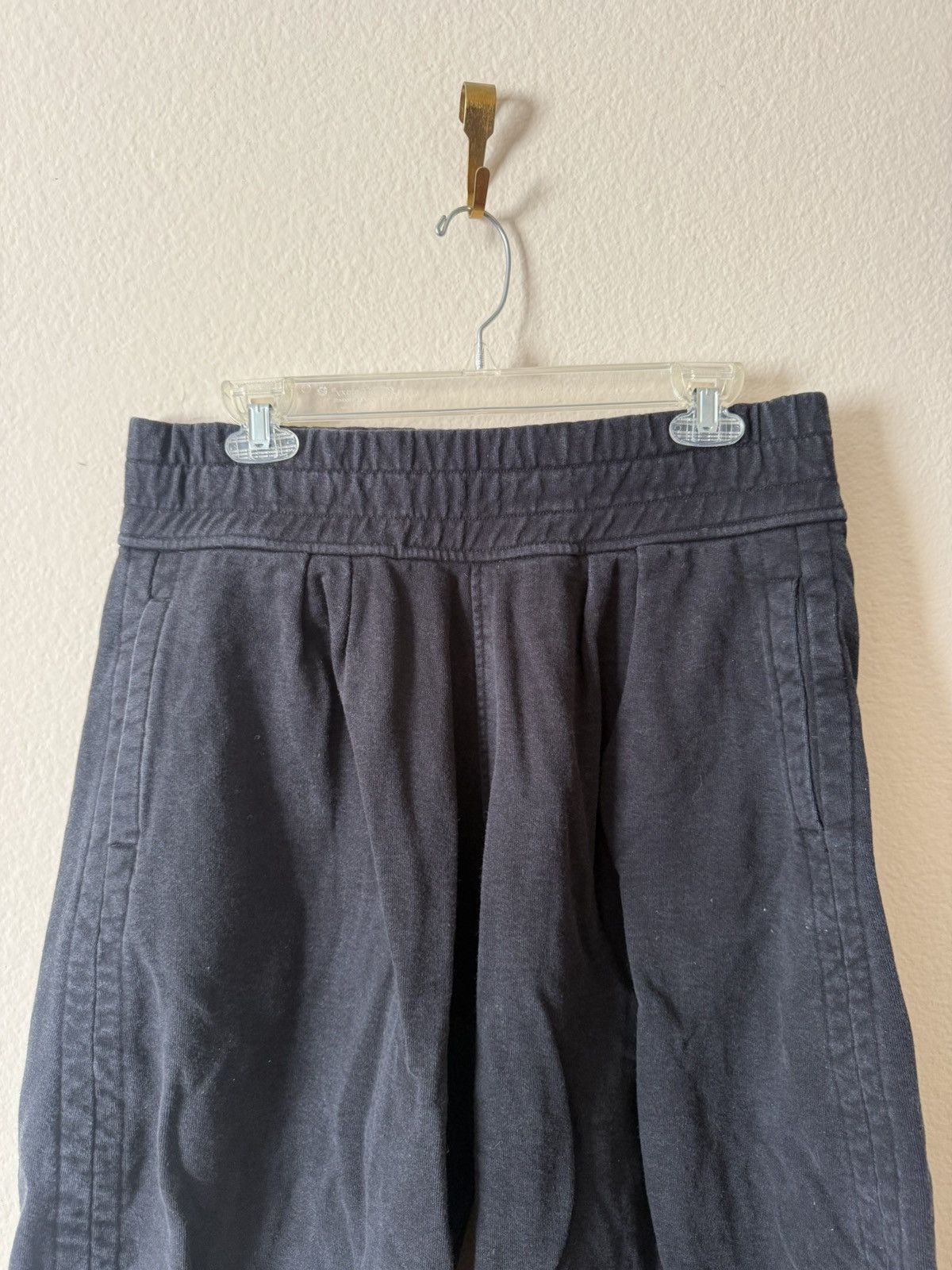 Sebastien Ami Sebastien Ami Pleated Black Sweatpants size Large Size US 32 / EU 48 - 2 Thumbnail