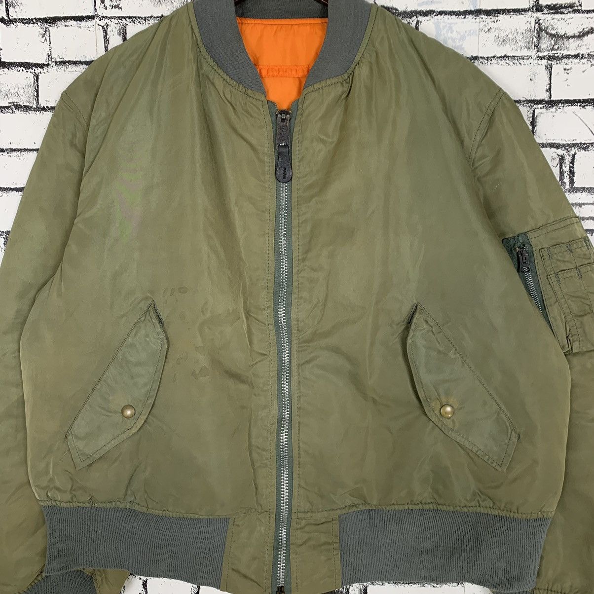 Alpha Industries Alpha Industries Riversible Flight Jacket Alpha BomberJacket Size US XL / EU 56 / 4 - 5 Thumbnail