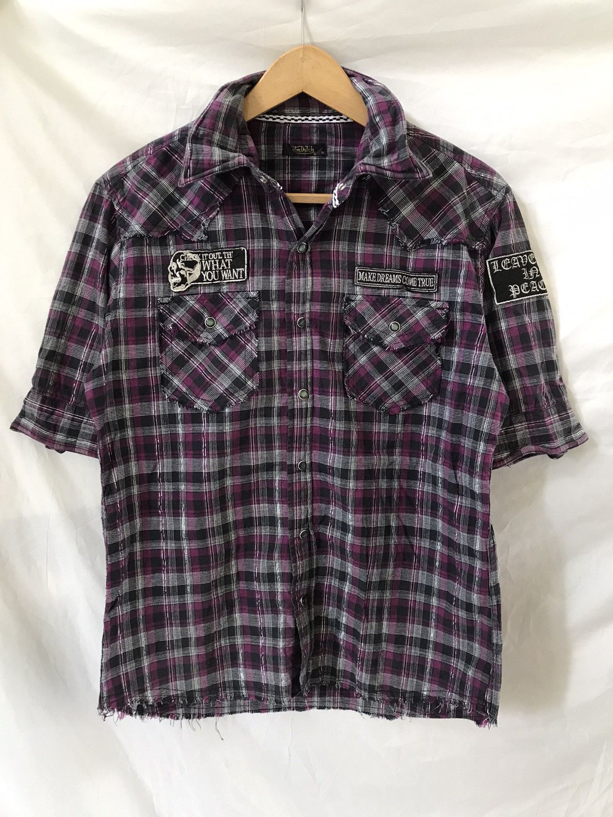 00's archive kmrii チェック　シャツ　y2k グランジ 00s archive チェックシャツ 赤チェック y2k グランジ 平成