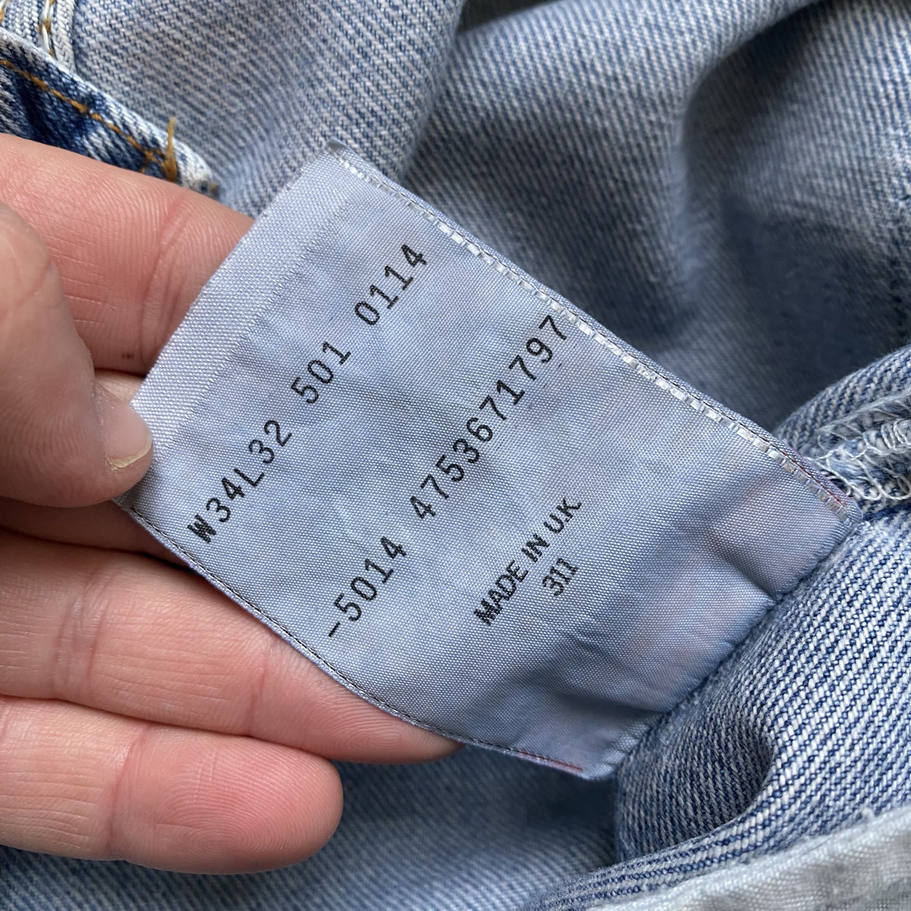 Levi's Vintage Clothing Vintage 80-90 Levis 501 jeans denim pants Made In UK Size US 32 / EU 48 - 10 Thumbnail