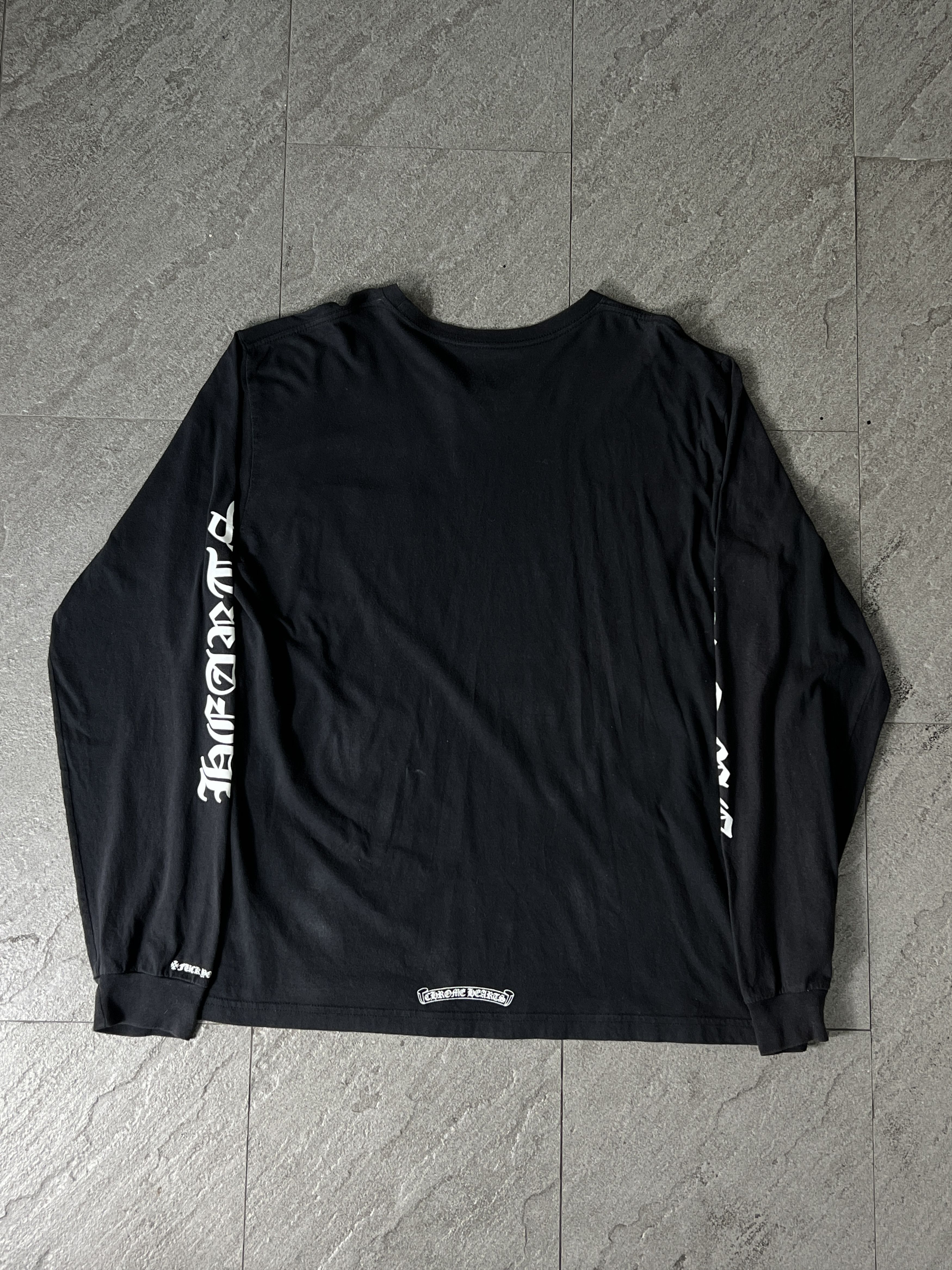 Chrome Hearts Chrome Hearts Long Sleeve Pocket Tee Black USA XL Size US XL / EU 56 / 4 - 2 Thumbnail