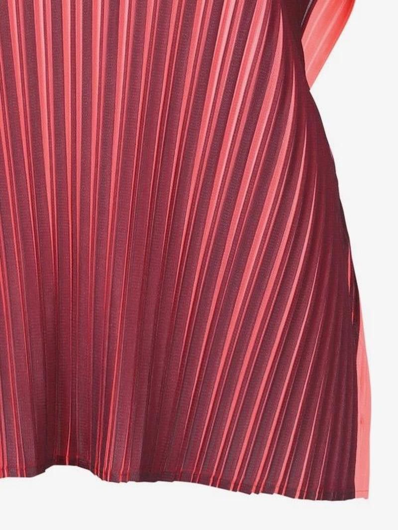 Issey Miyake o1mle0325 Pleats Please Alt Bright Pleated Top in Multicolor Size XXL / US 16-18 / IT 52-54 - 5 Thumbnail