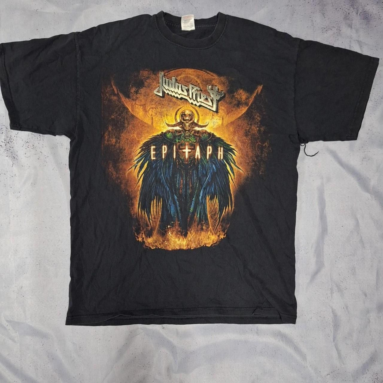 Fruit Of The Loom Black Judas Priest Epitaph Tour T-Shirt #metal #rock Size US L / EU 52-54 / 3 - 1 Thumbnail