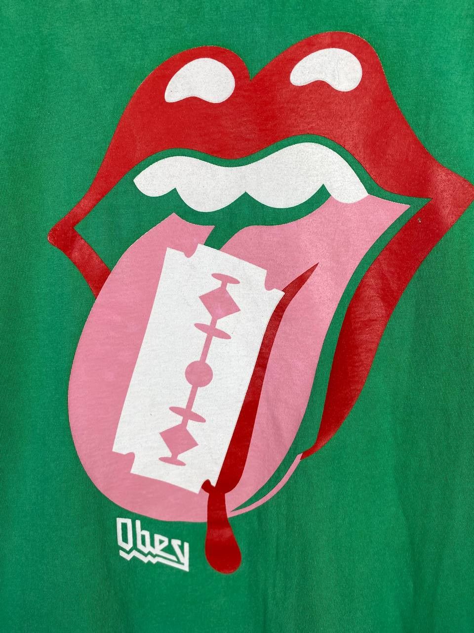 Obey obey x rolling stones tee nice design Size US M / EU 48-50 / 2 - 2 Thumbnail