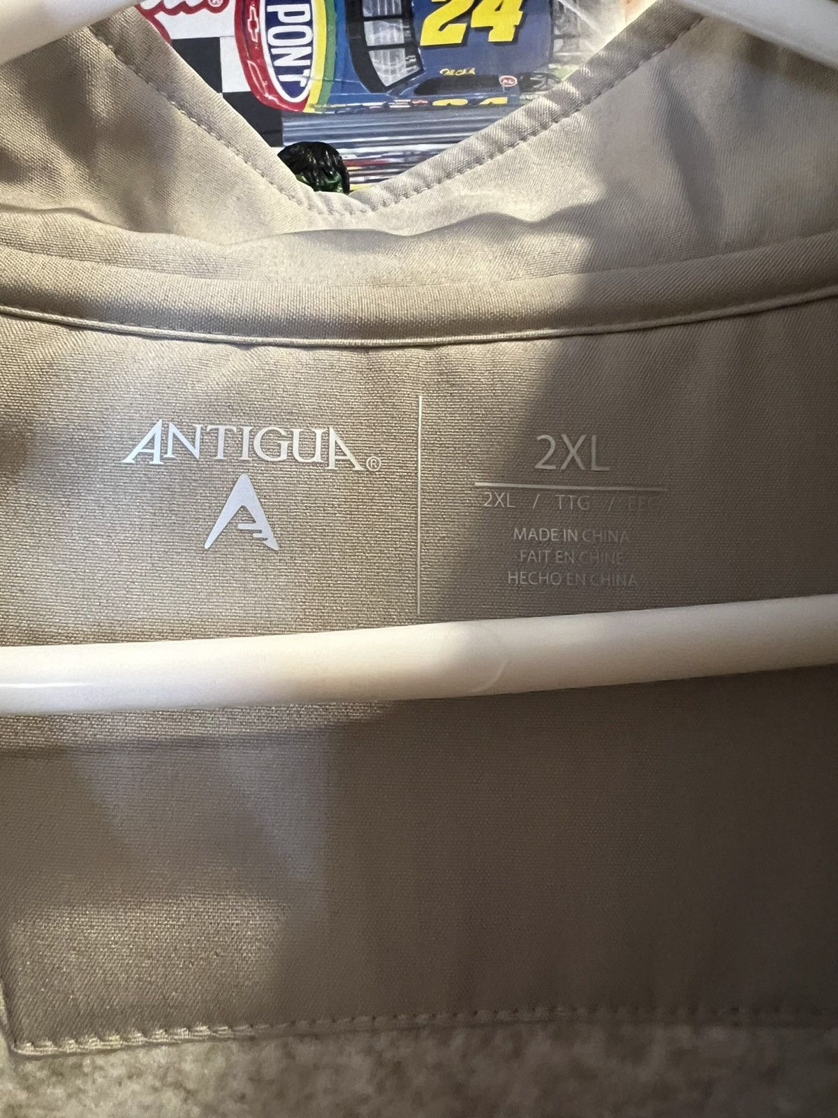 Antigua × NHL Men's Pittsburgh Penguins Antigua Oatmeal Half-Zip Pullover Size US XXL / EU 58 / 5 - 12 Thumbnail