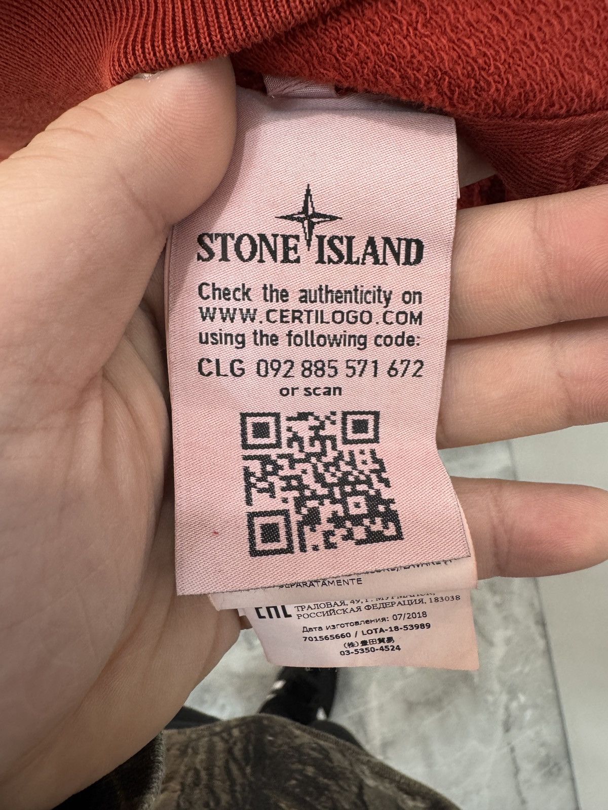 Stone Island Stone Island Red Hoodie Size US L / EU 52-54 / 3 - 4 Thumbnail