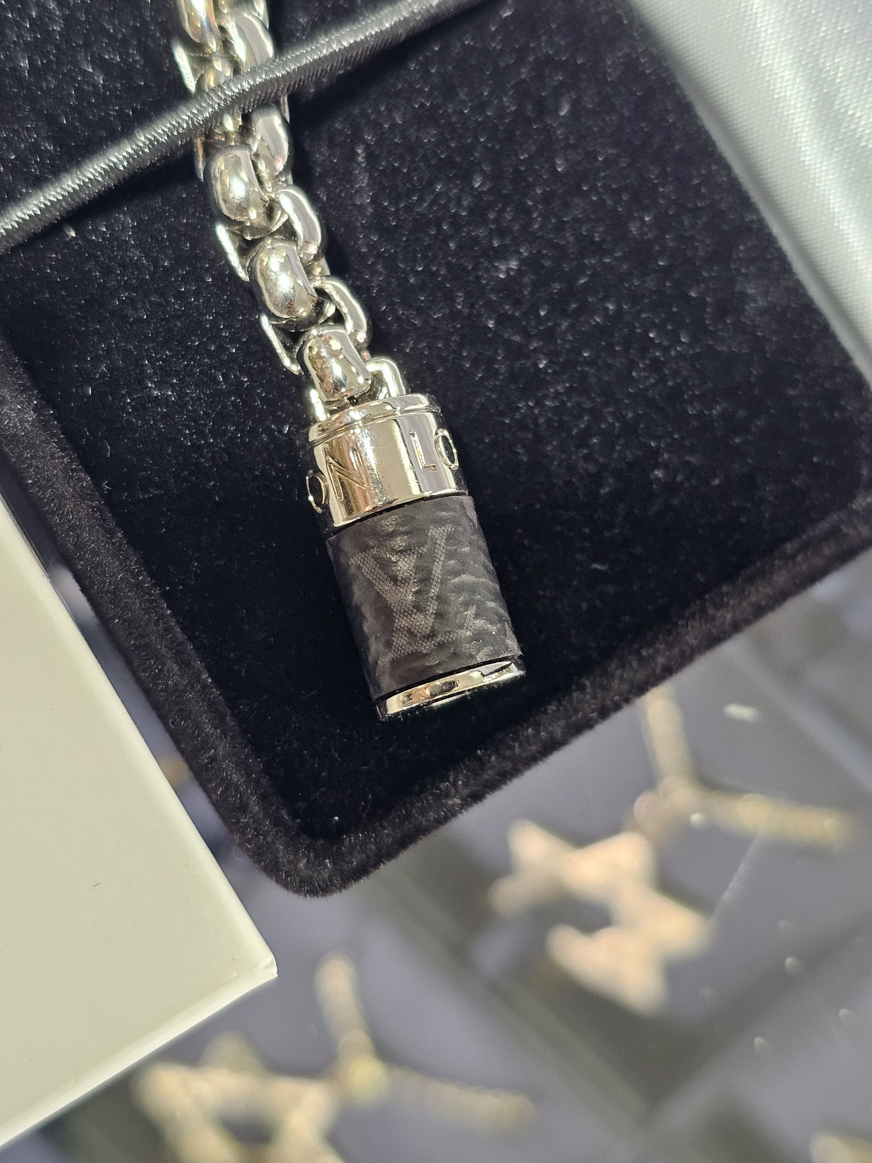 Louis Vuitton Louis Vuitton Designer Jewlery Monogram Eclipse Bracelet Size 44 - 2 Thumbnail