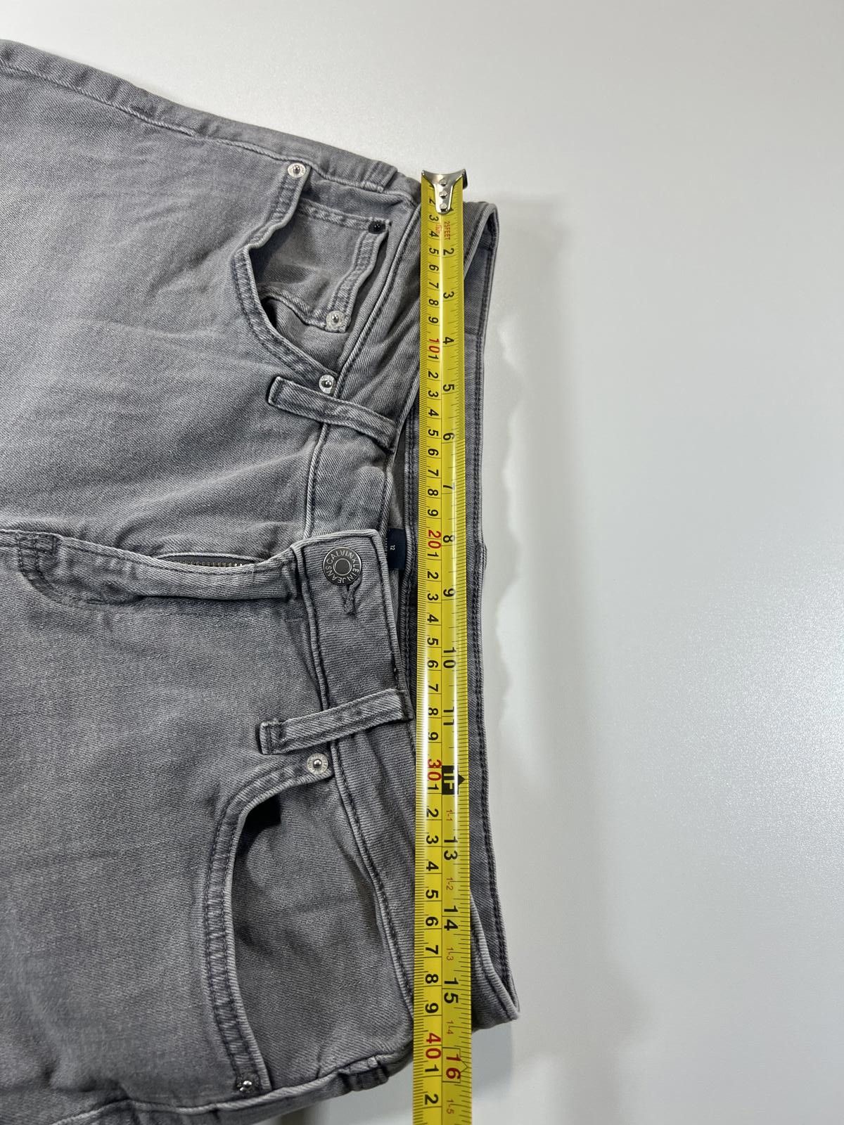 Other Calvin Klein Jeans womens Grey Denim Shorts Size ONE SIZE - 7 Thumbnail