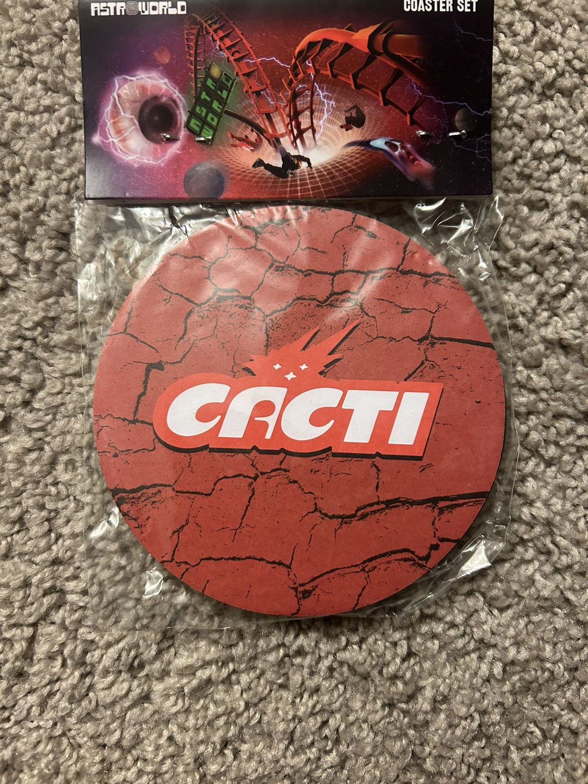 Travis Scott Travis Scott Astroworld Coaster Set Size ONE SIZE - 5 Thumbnail