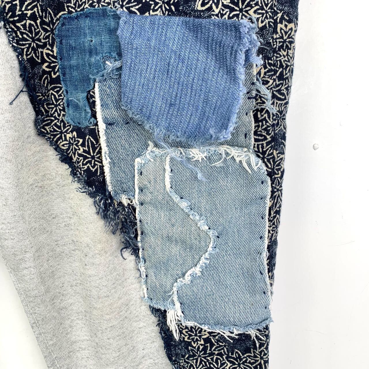 Greg Lauren Greg Lauren Patchwork Color-Block Leggings pants Nextarrow- Size US 34 / EU 50 - 3 Thumbnail