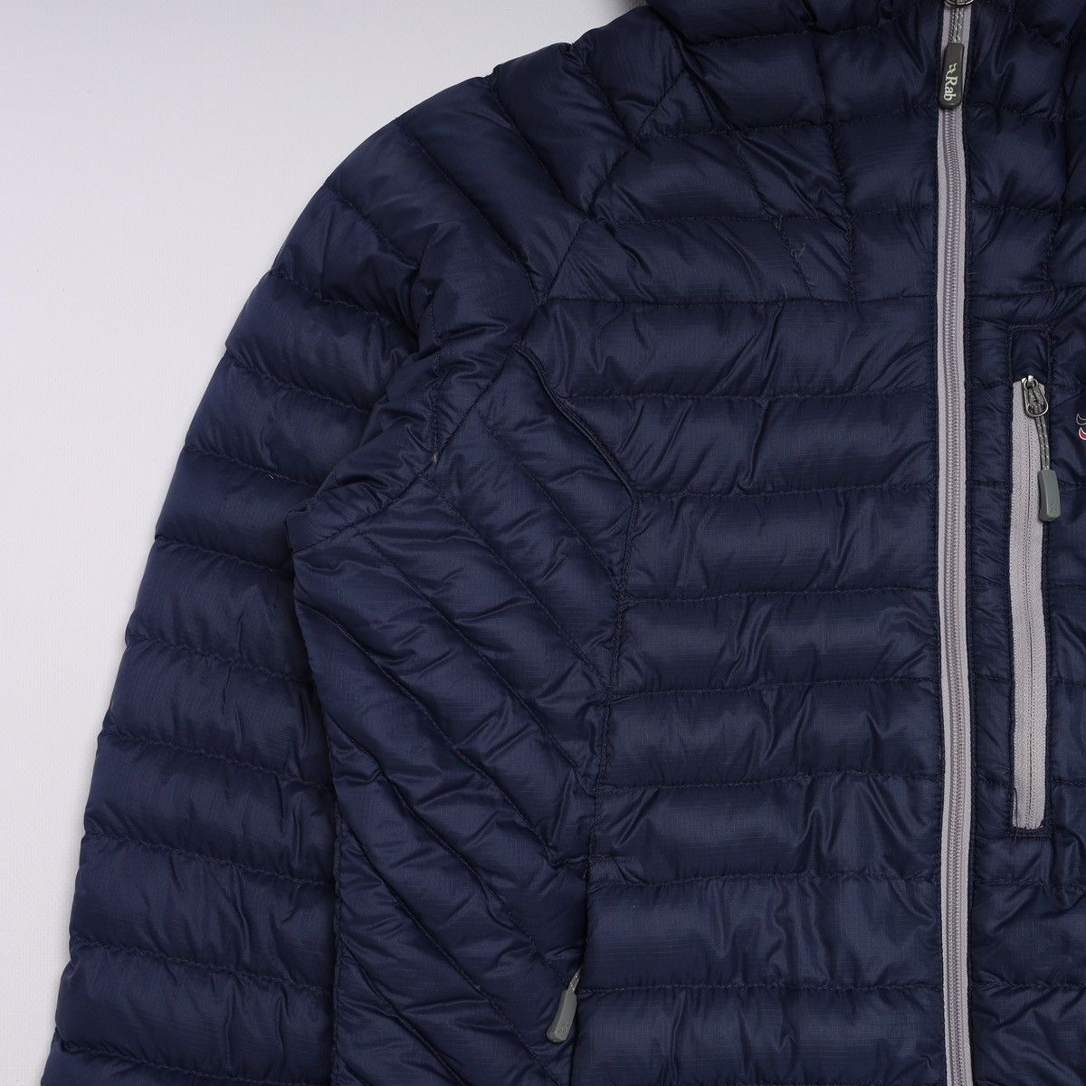 Rab Rab Womens Microlight Alpine Down Jacket Navy Puffer Size M / US 6-8 / IT 42-44 - 5 Thumbnail