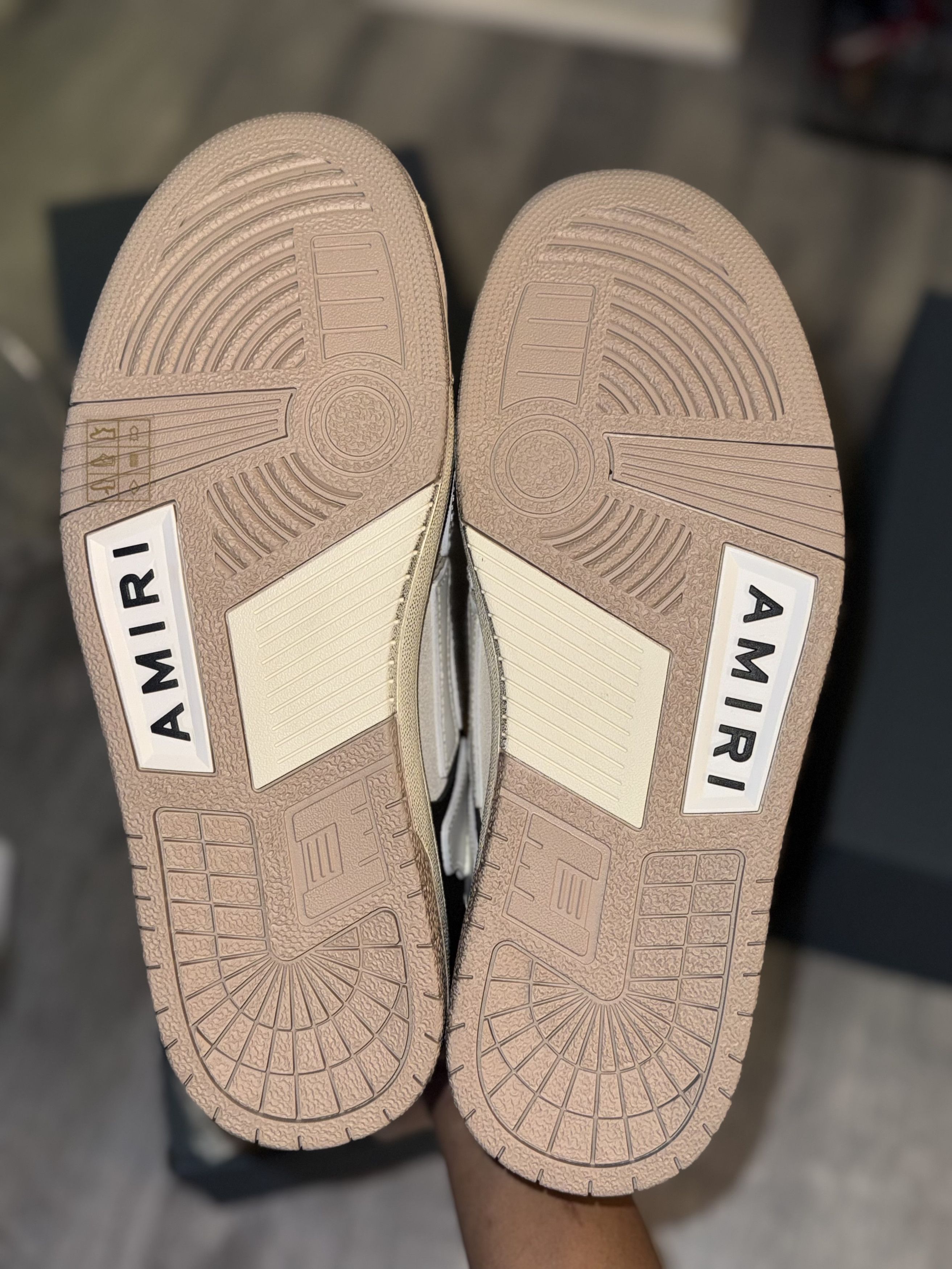 Amiri Amiri Skel Low Distressed Black/Tan Size US 9 / EU 42 - 8 Thumbnail