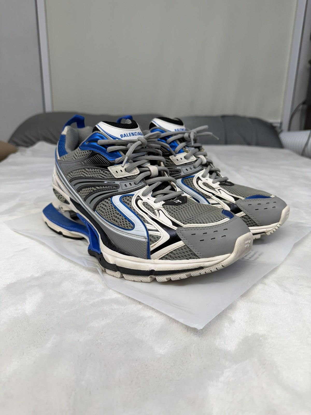 Balenciaga Balenciaga X-Pander ‘Blue Silver’ Size US 12 / EU 45 - 8 Thumbnail