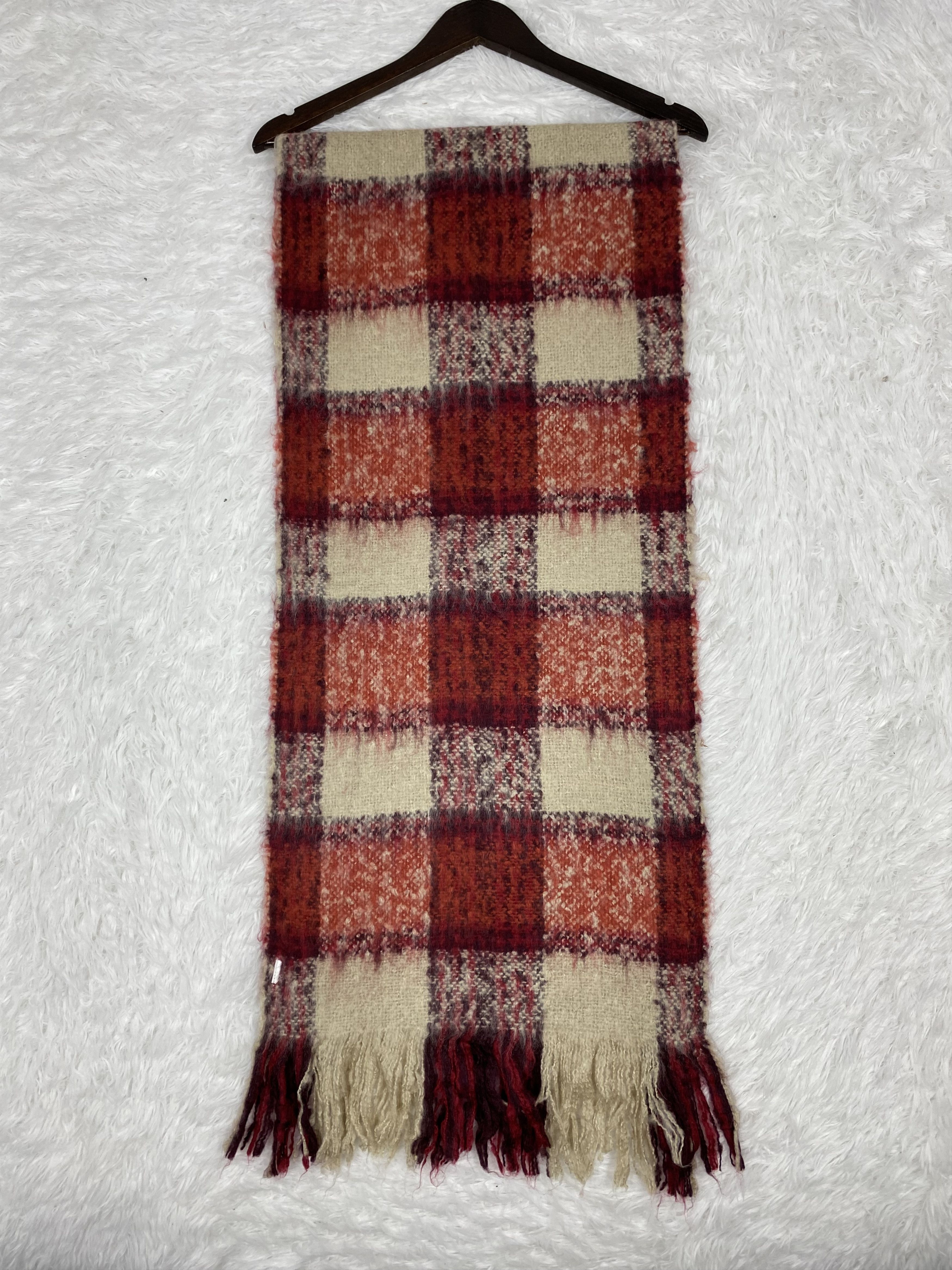 Japanese Brand Vintage Mohair Scarf / Muffler Neckwear PM0072 Size ONE SIZE - 7 Thumbnail
