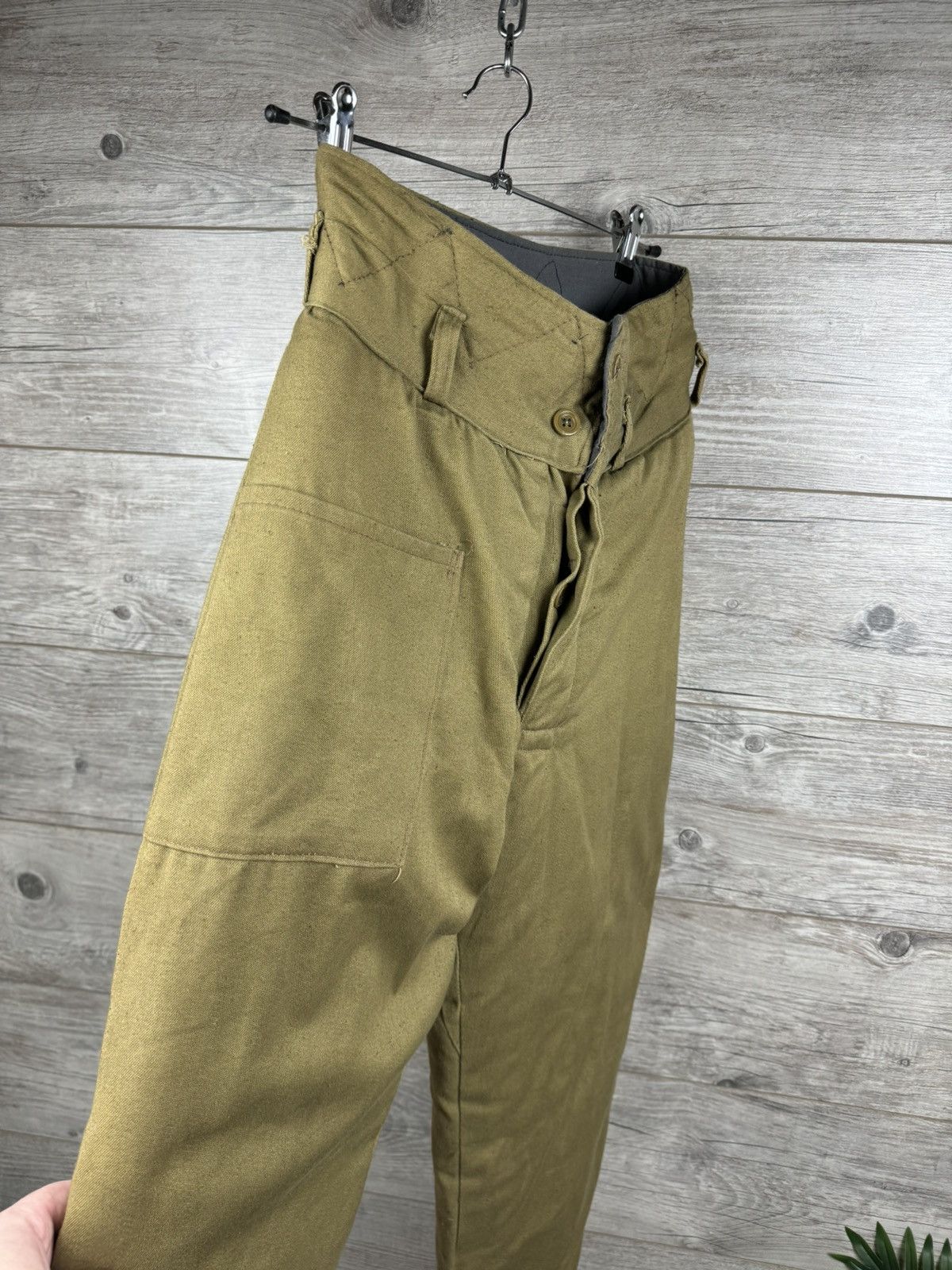 Other Vintage winter warm work pants 1970s in army style USSR Size US 28 / EU 44 - 6 Thumbnail