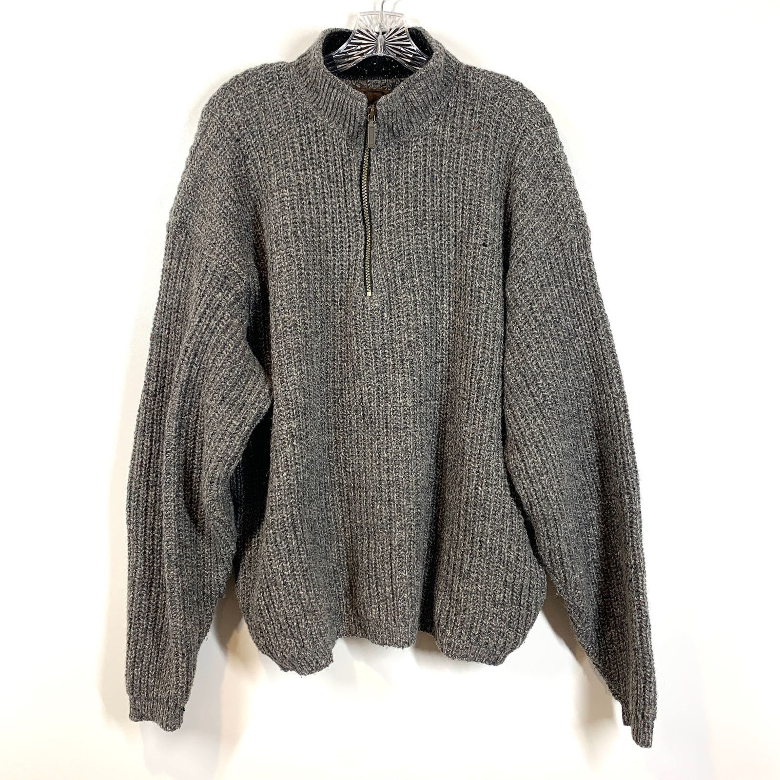 Rei REI Wool Pullover Quarter Zip Vintage Knit Pullover Outdoors Size US XL / EU 56 / 4 - 11 Thumbnail