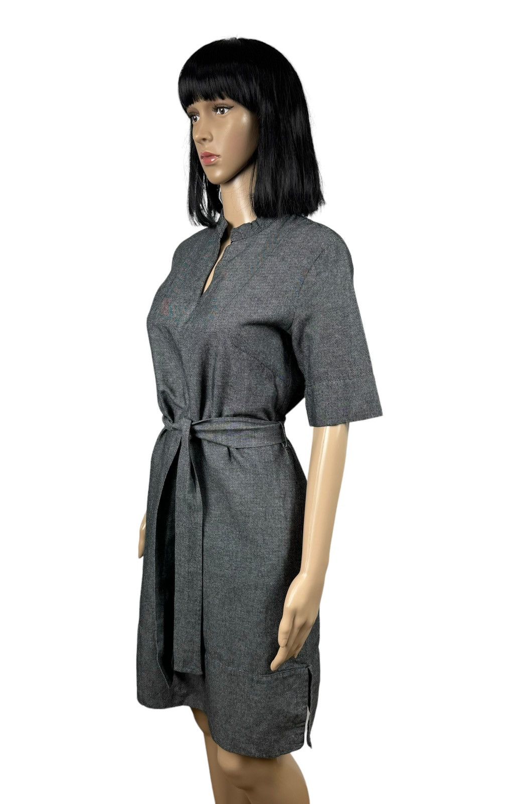 Designer Ivo Nikkolo Cotton-Linen Dress Belted size 34 Size XXS / US 00 / IT 34 - 4 Thumbnail
