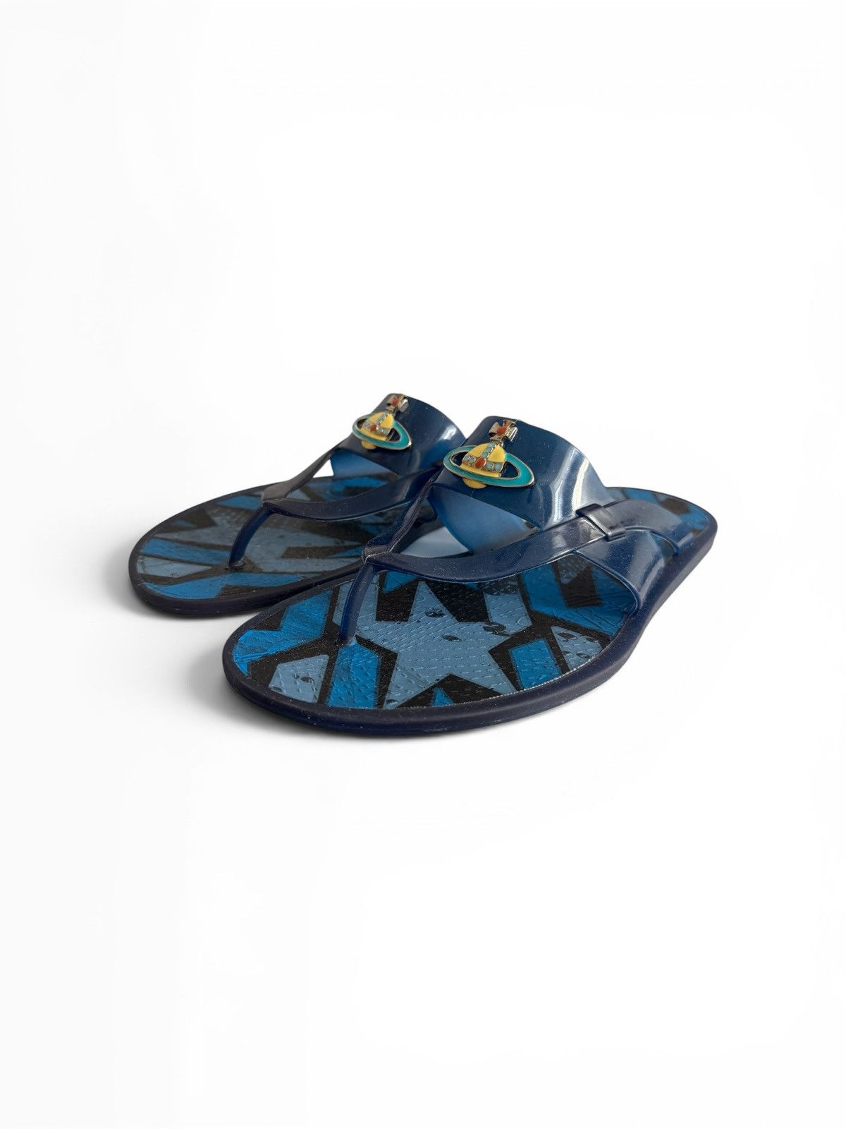 Vivienne Westwood Vivienne Westwood Orb Rubber Slippers Size US 8 / EU 41 - 1 Thumbnail