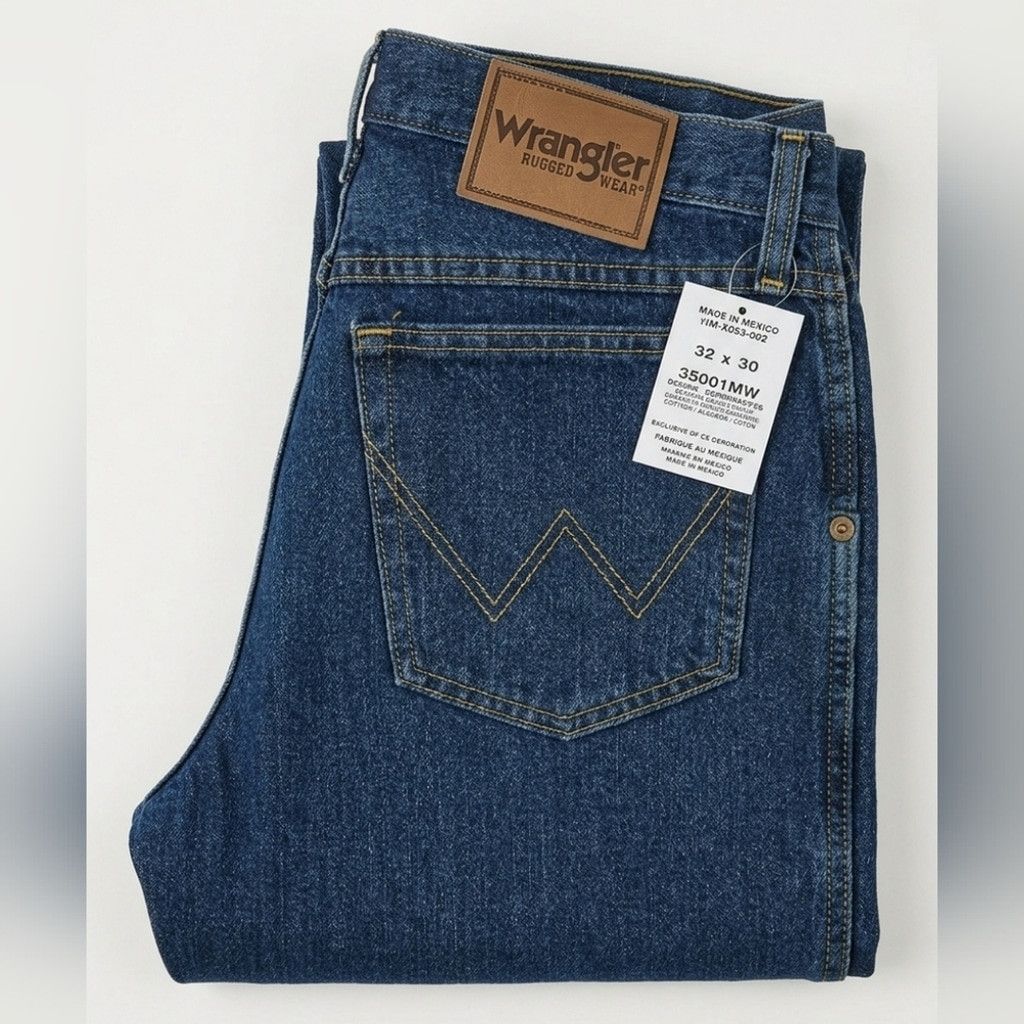 Wrangler Wrangler Rugged Wear Relaxed Fit Jeans 100% Cotton 35001 Size US 32 / EU 48 - 1 Thumbnail