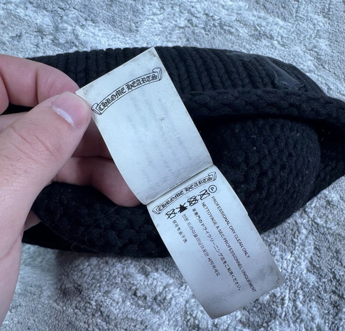 Chrome Hearts Cross patch cashmere beanie Size ONE SIZE - 11 Thumbnail