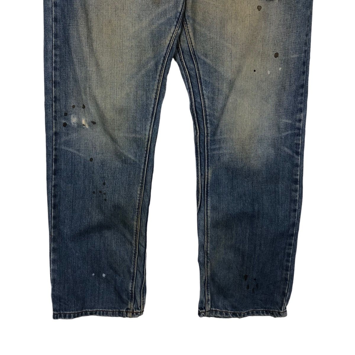 Volcom 🔥Distressed Denim Jeans Volcom Japan Rare Design Size US 34 / EU 50 - 4 Thumbnail