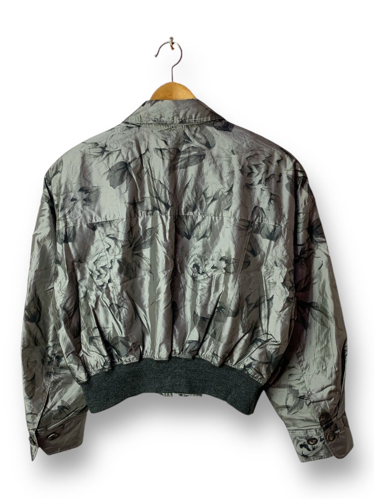 Japanese Brand Rare! Christian Aujard Paris Floral Bomber Flight Jacket Size US M / EU 48-50 / 2 - 2 Thumbnail
