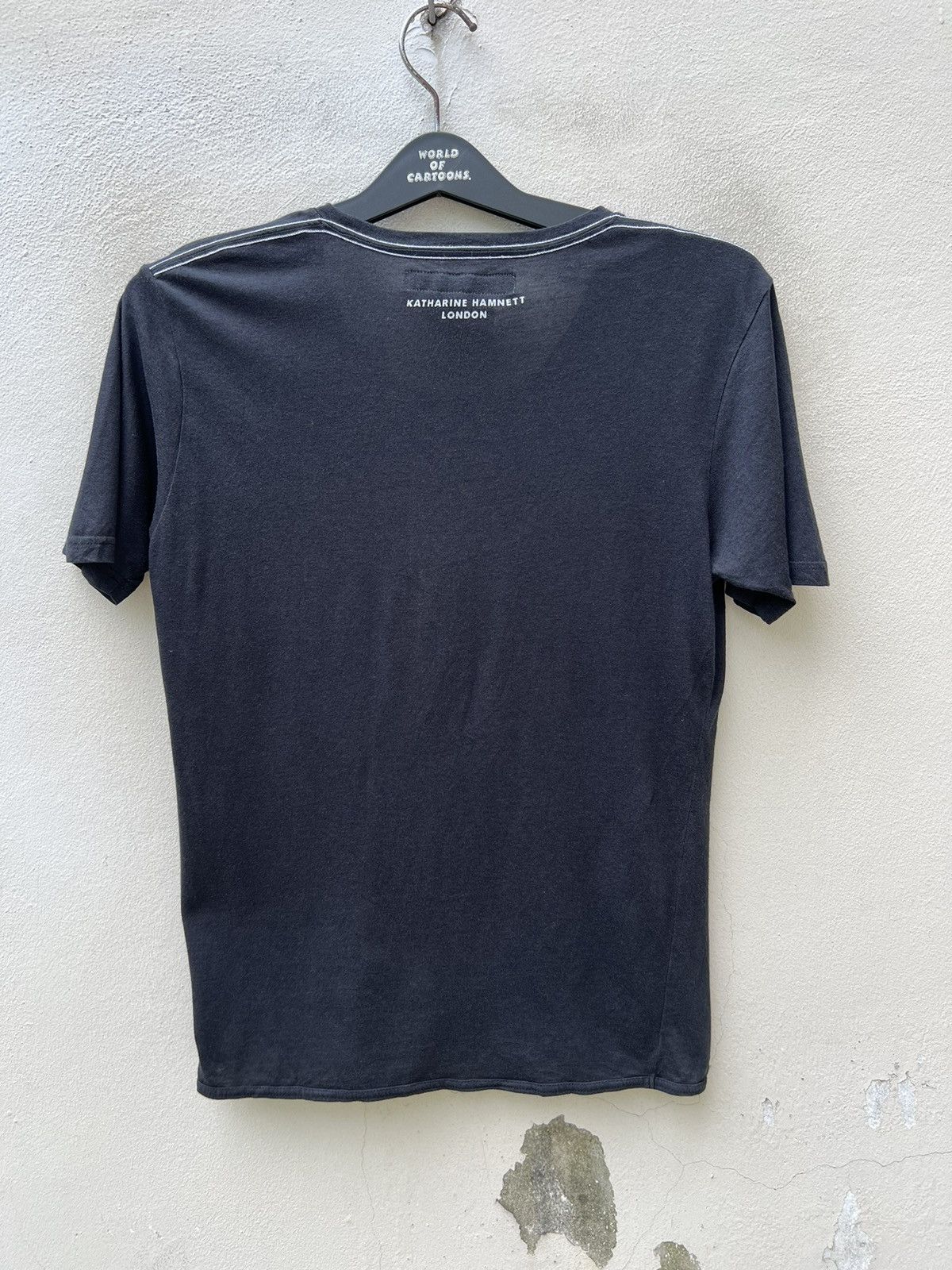 Katharine Hamnett London Vintage Katherine Hamnett London Clean Up Or Die t shirt Size US S / EU 44-46 / 1 - 11 Thumbnail