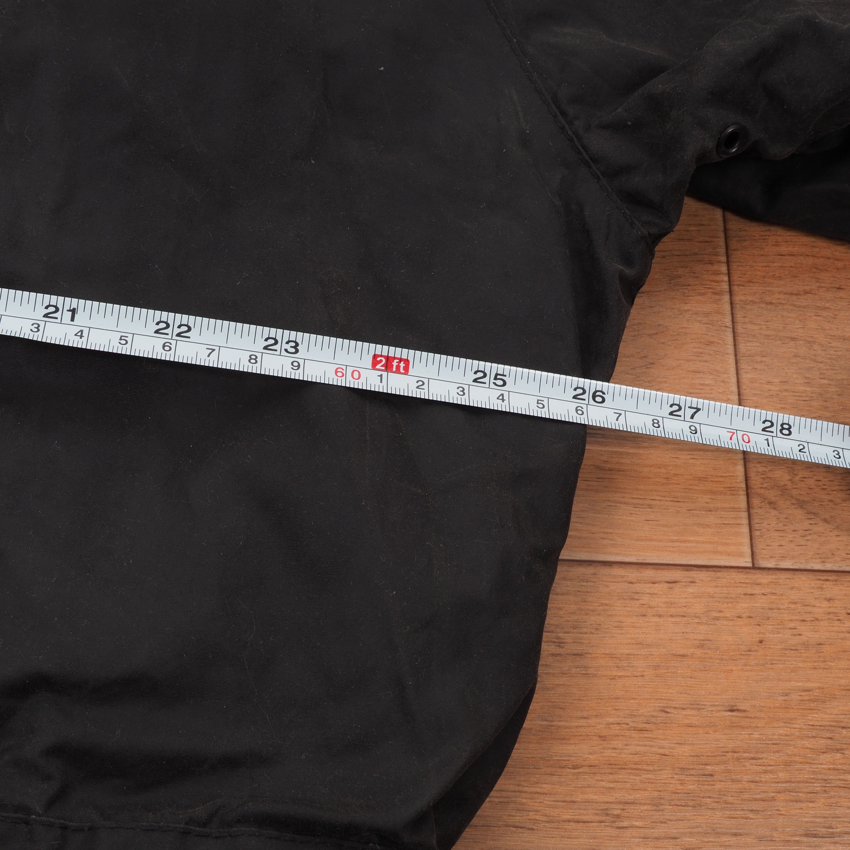 Barbour × Vintage Barbour A1506 Polarwax Fleece Lined Black Waxed Coat Jacket Size US L / EU 52-54 / 3 - 8 Thumbnail