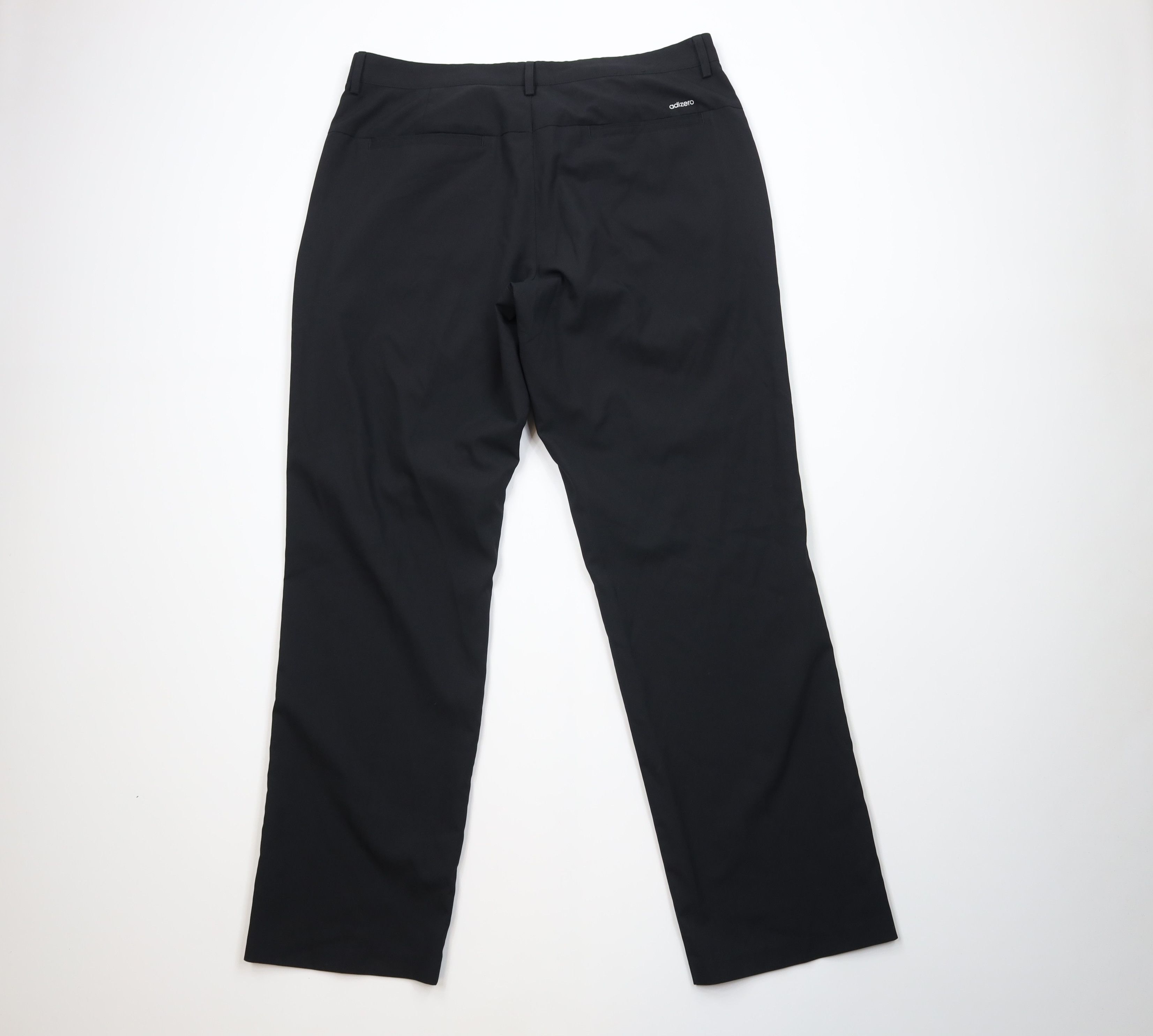 Adidas Vintage Y2K Adidas Golf Wide Leg Golfing Chino Pants Black Size US 36 / EU 52 - 8 Thumbnail