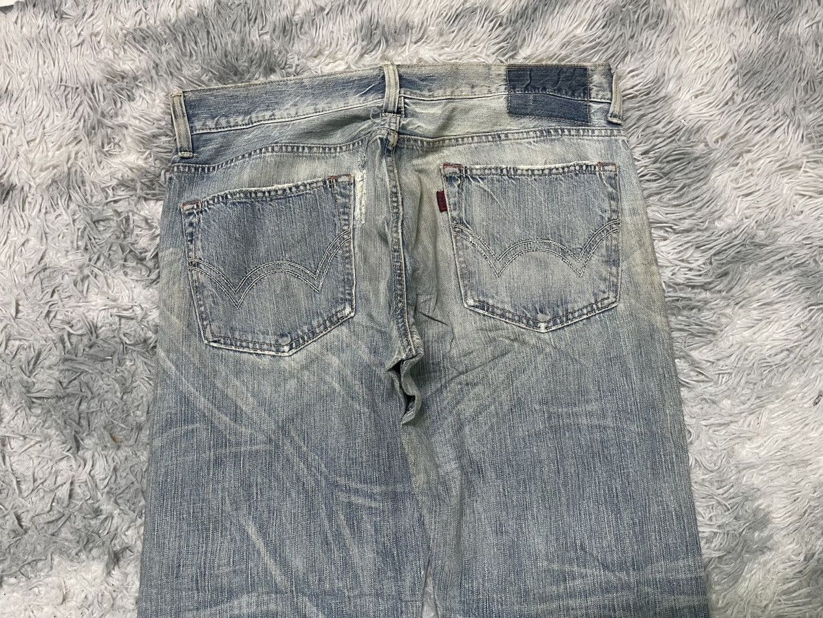 Edwin 2000s EDWIN 503 JEANS RARE DESIGN DISTRESSED Size US 36 / EU 52 - 14 Thumbnail