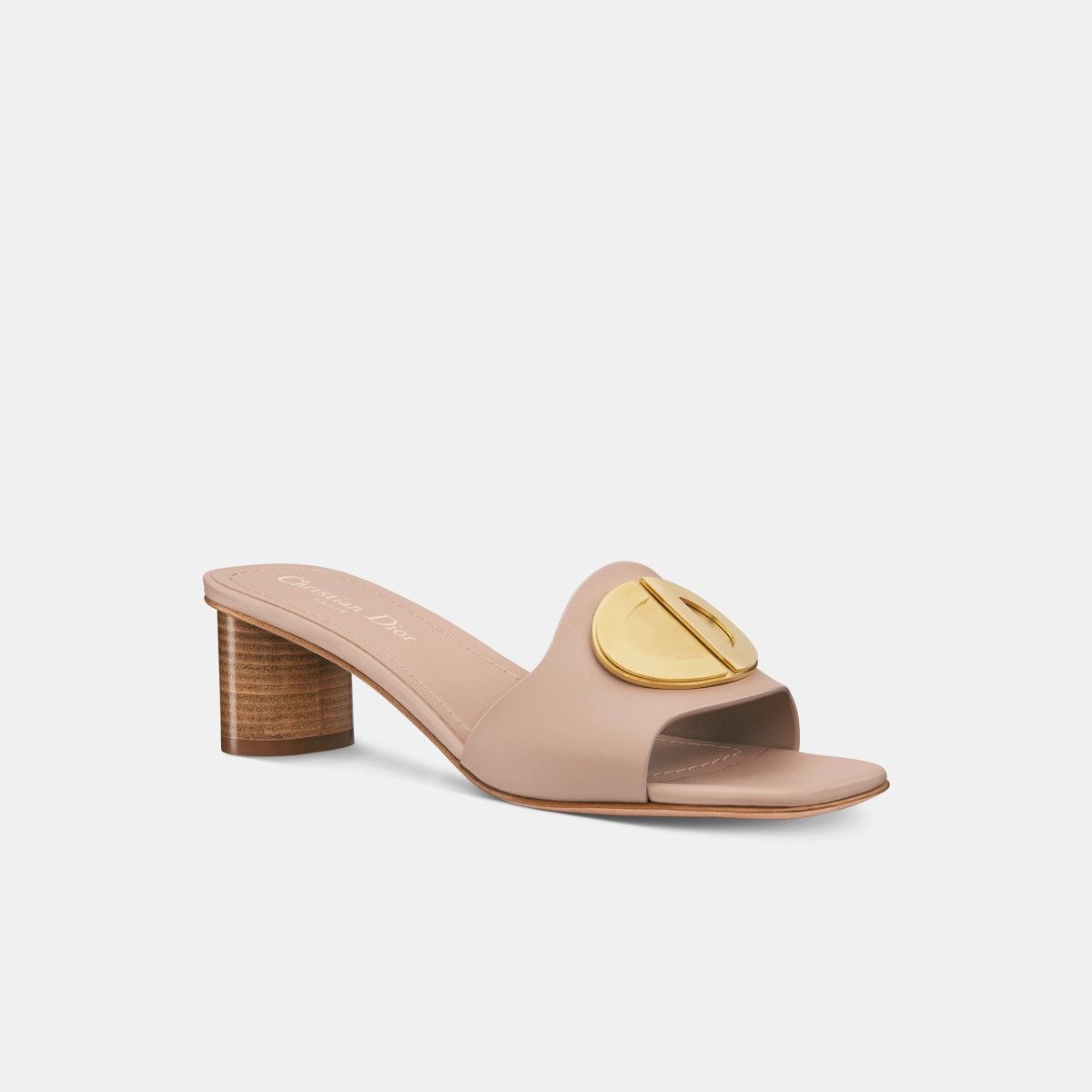 Dior o1bcso1str0225 Heeled Slide in Nude Size US 5 / IT 35 - 2 Thumbnail