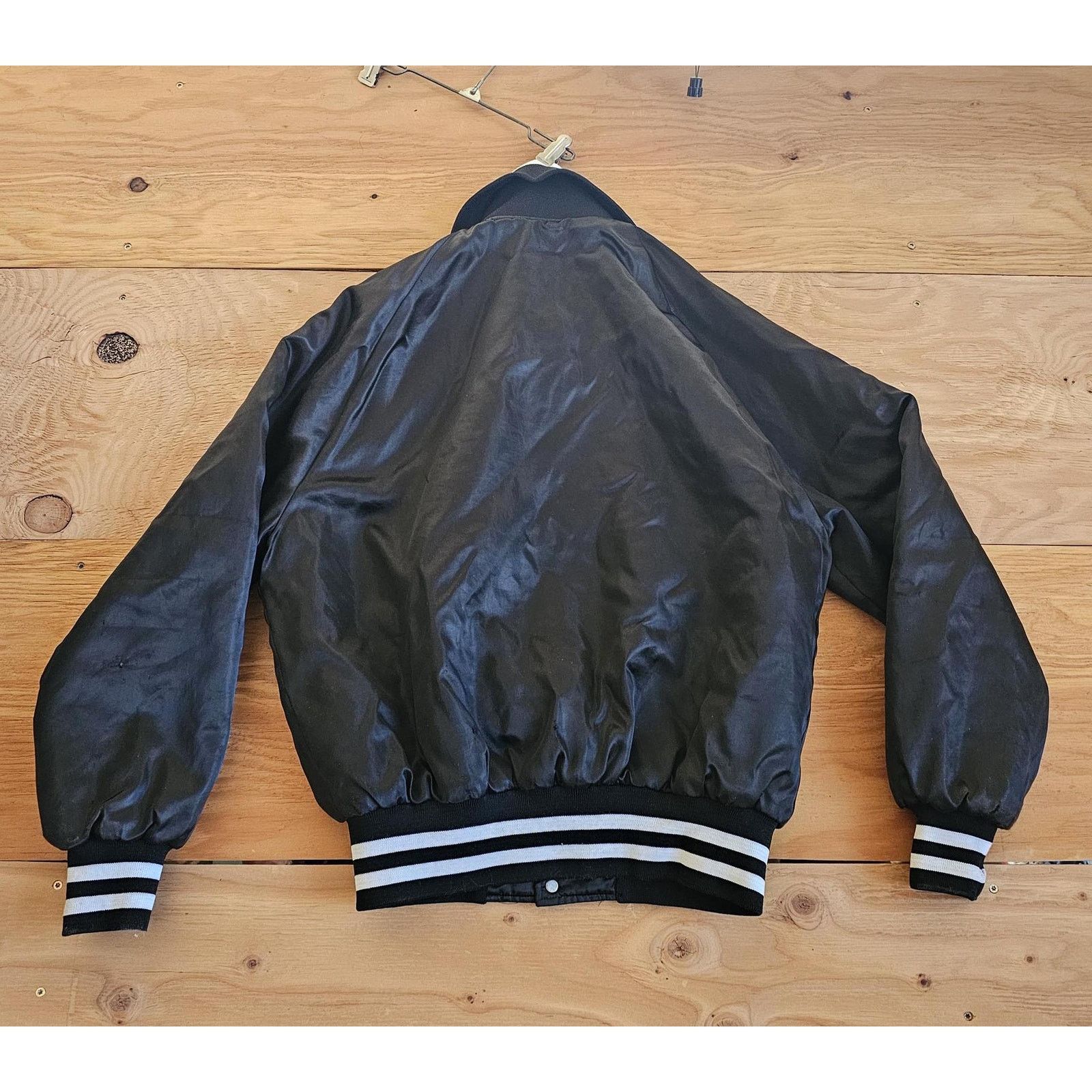 Holloway Santa Fe Railroad Baseball Style Black White Jacket L 1980s Size US L / EU 52-54 / 3 - 3 Thumbnail
