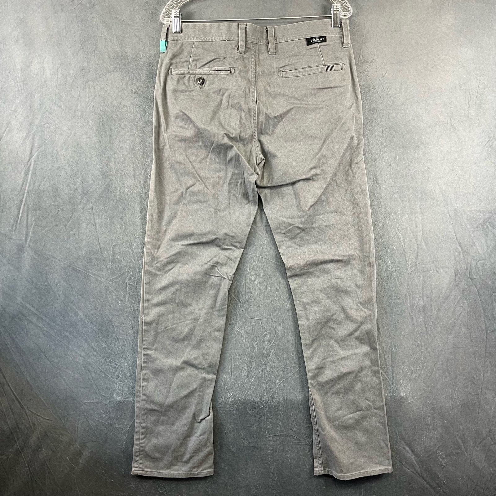 Vissla Vissla Upcycled Chino Trousers Skater Work Gray Mens Size 32 Size US 32 / EU 48 - 2 Thumbnail