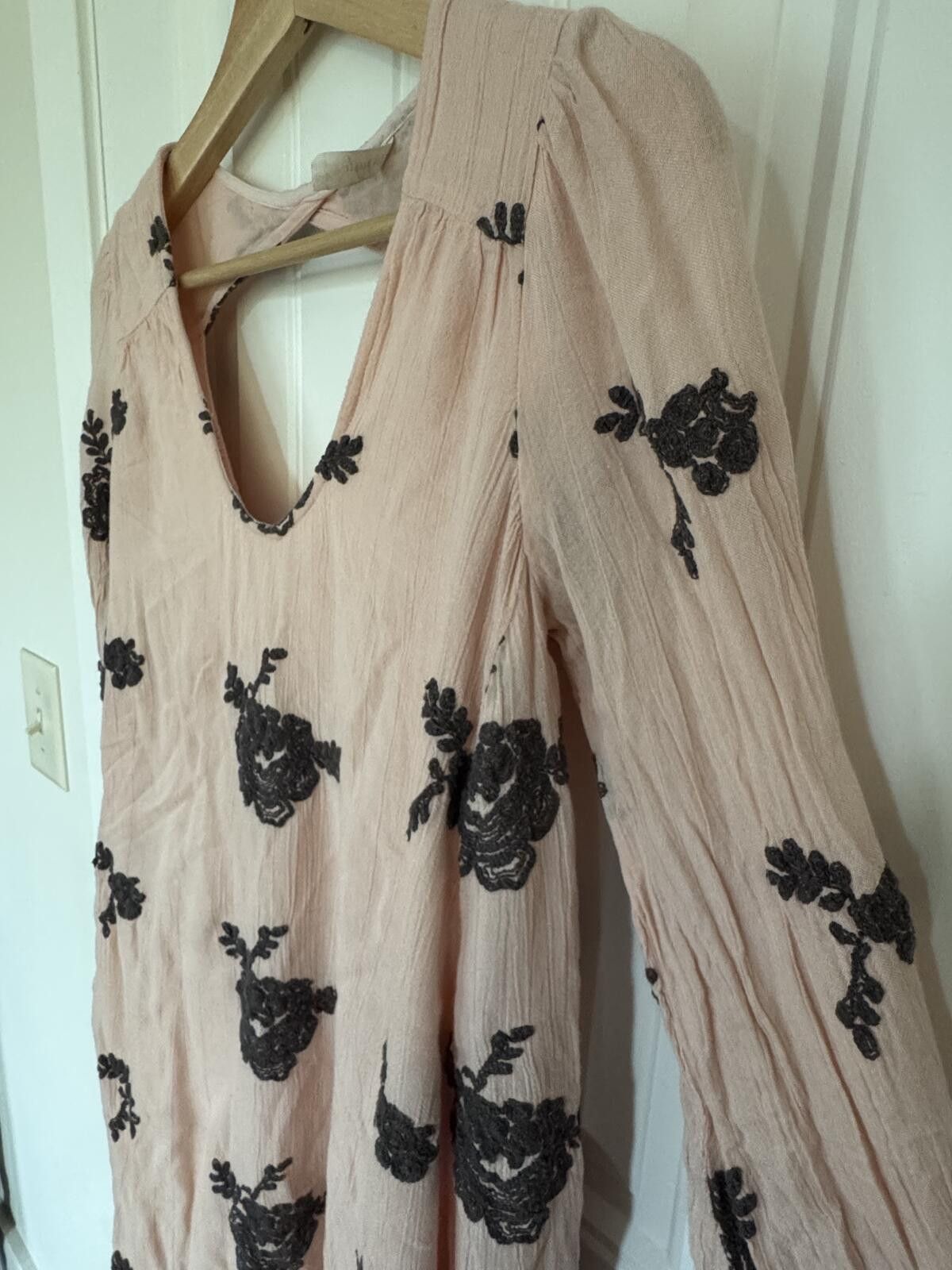 Free People Free People XS Emma Floral Embroidered Size XS / US 0-2 / IT 36-38 - 2 Thumbnail
