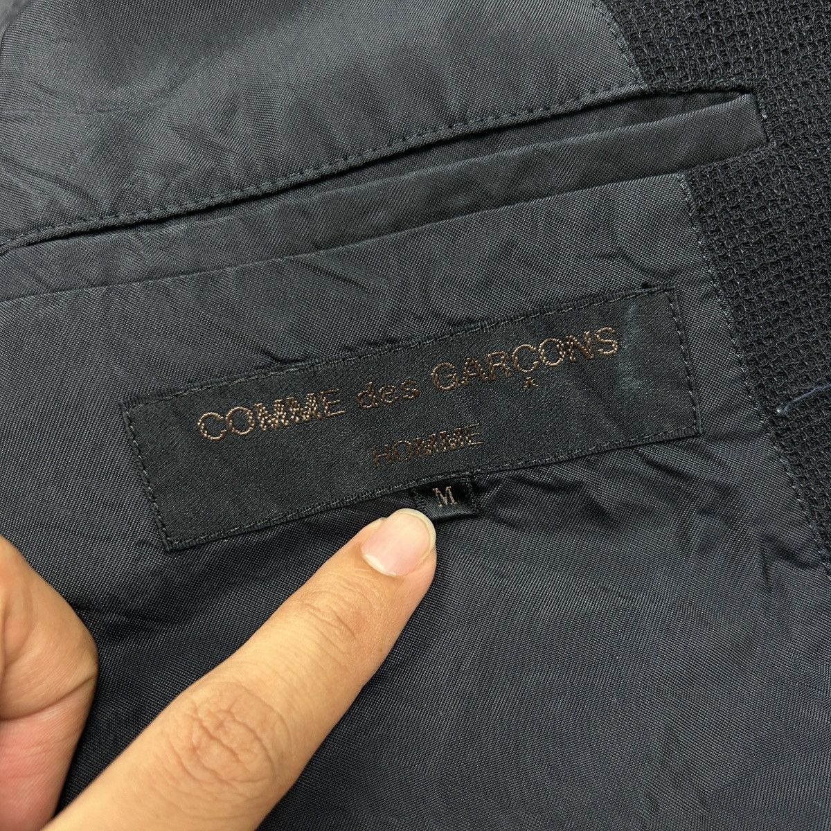 Comme des Garcons × Comme des Garcons Homme × Vintage 1997 Comme des Garcons - Blazer Size 40R - 17 Thumbnail